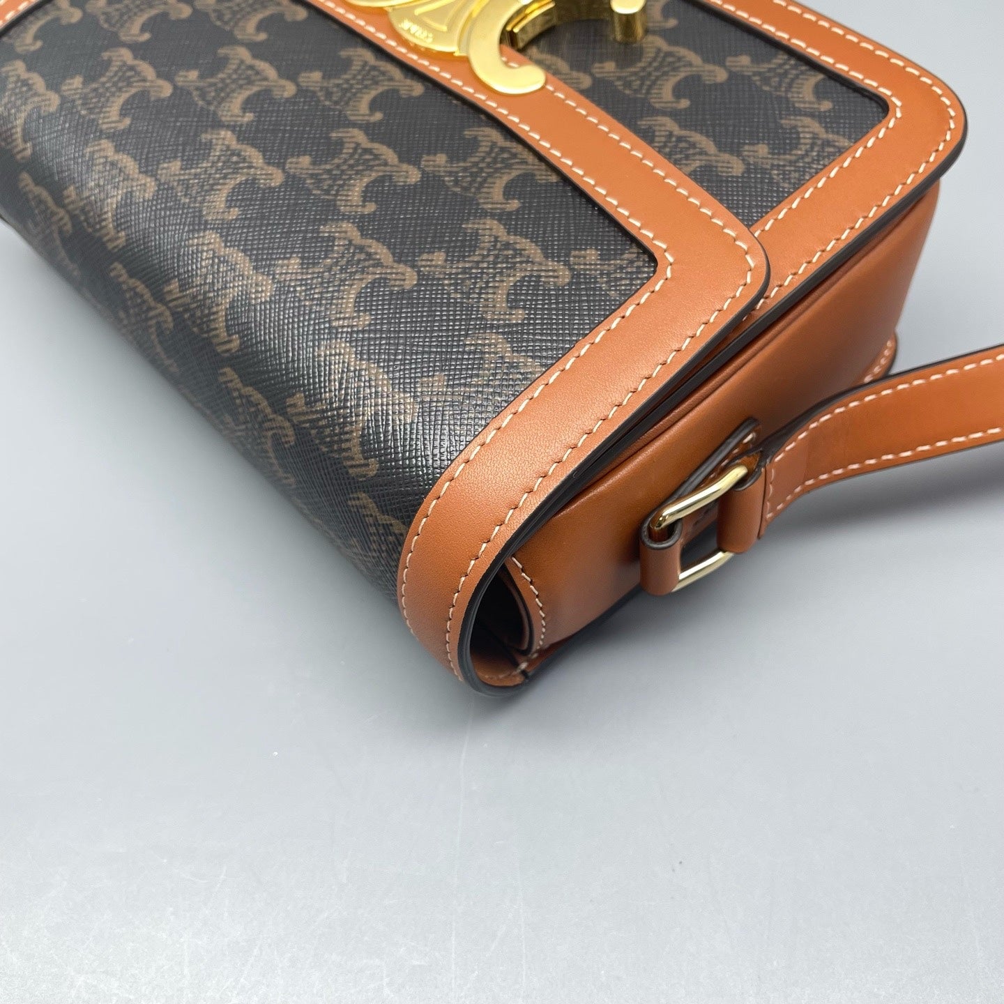Celine - Teen Triomphe - Leather - Brown - (mini)