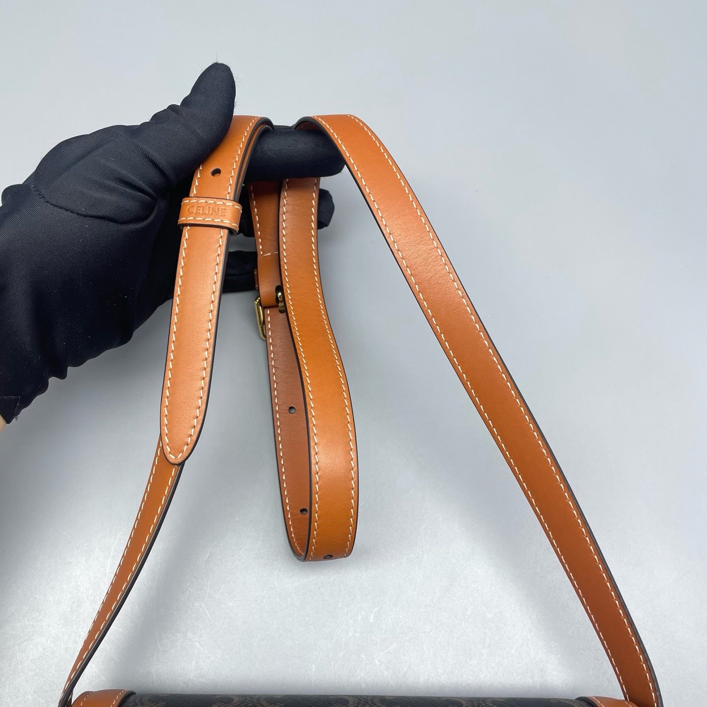 Celine - Teen Triomphe - Leather - Brown - (mini)