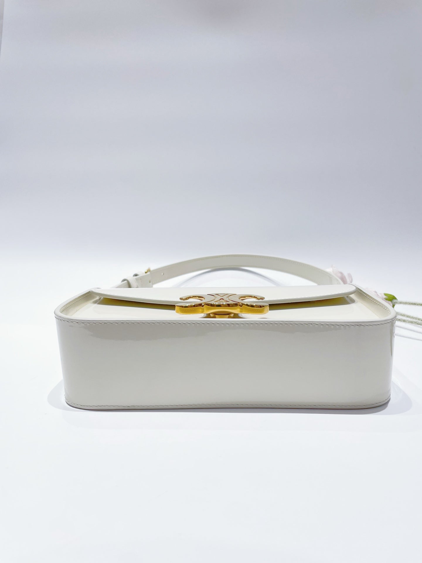 Celine - Terence - Patent leather - White - (small)