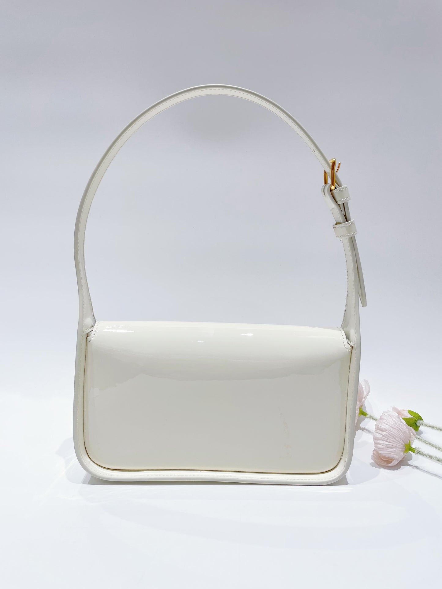 Celine - Terence - Patent leather - White - (small)