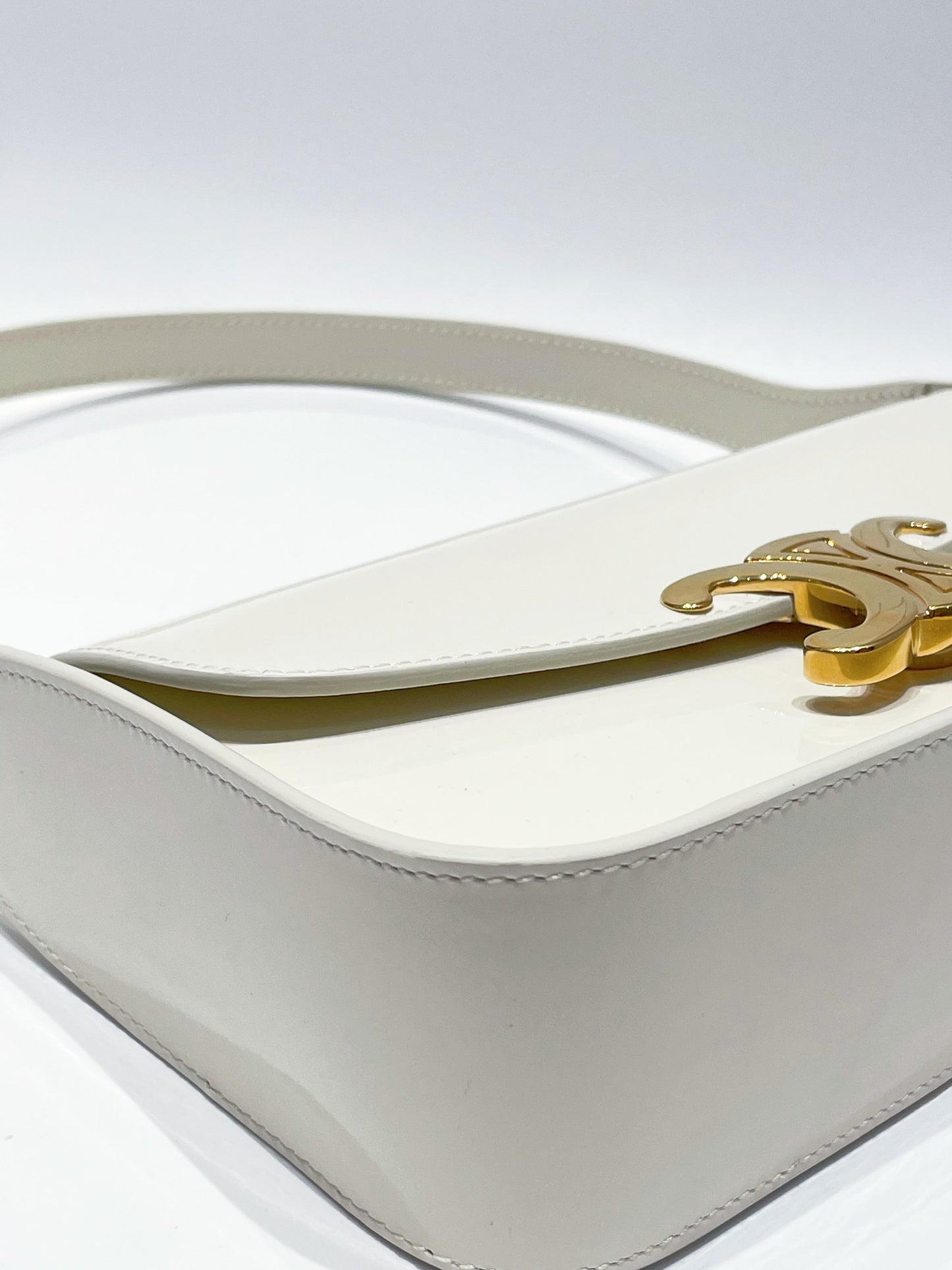 Celine - Terence - Patent leather - White - (small)