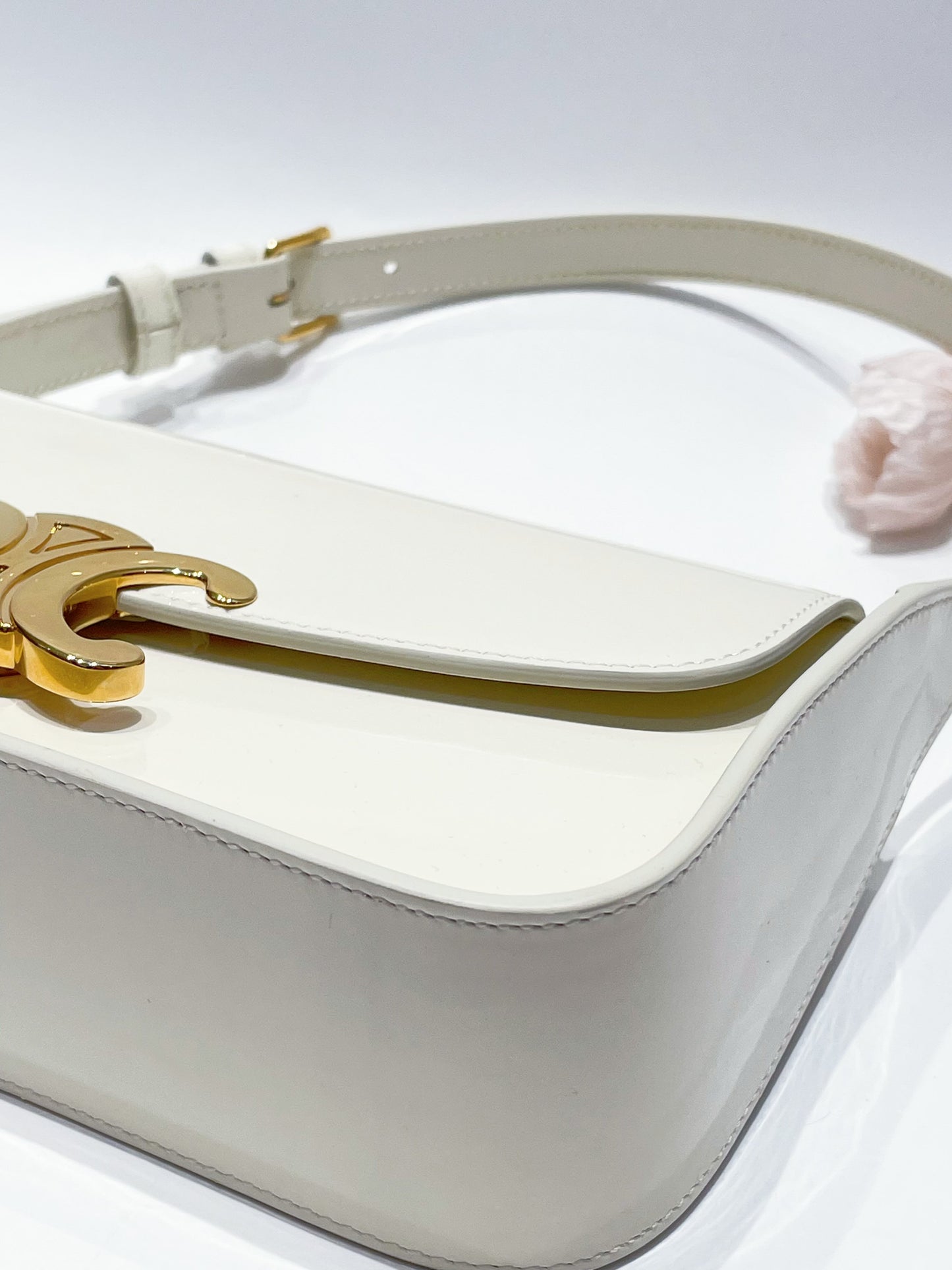 Celine - Terence - Patent leather - White - (small)