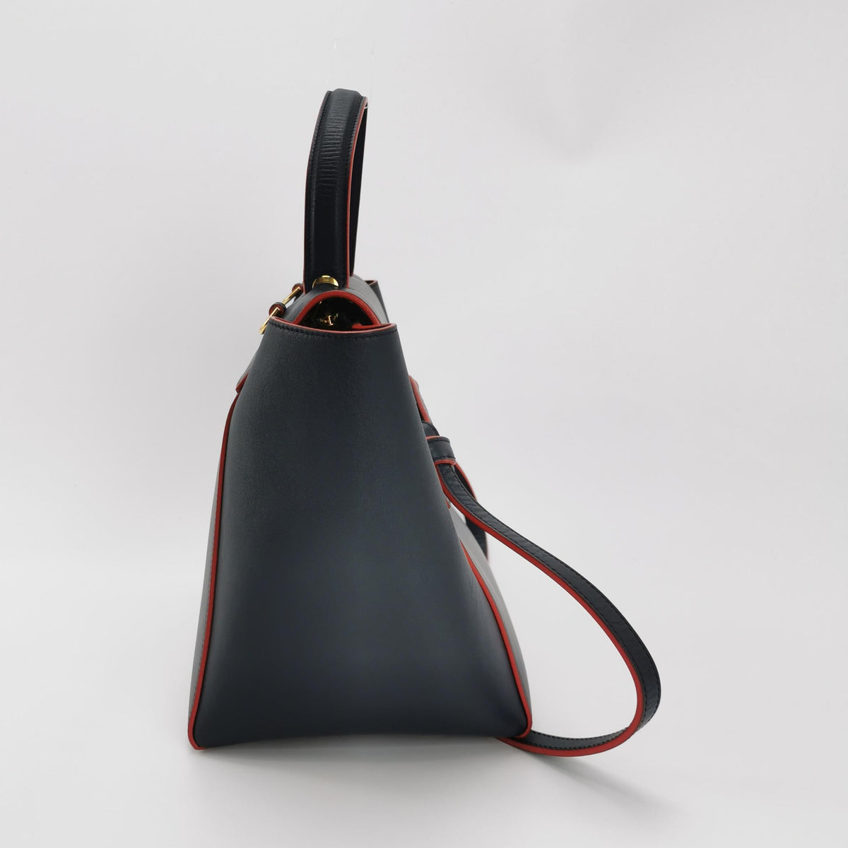 Celine - Tie Tote - Leather - Black