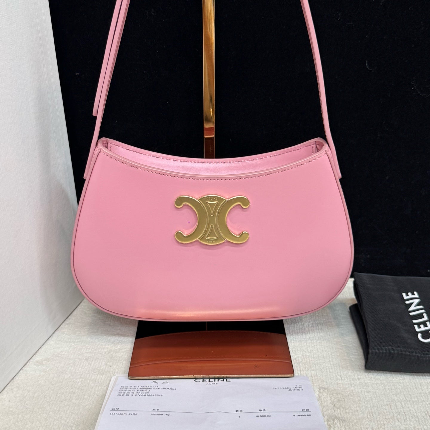 Celine - Tilly - Leather - Pink - (mini)