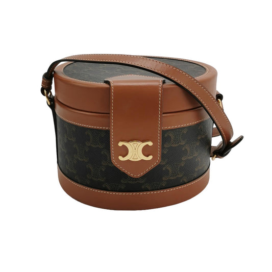 Celine - Triomphe - Leather - Brown