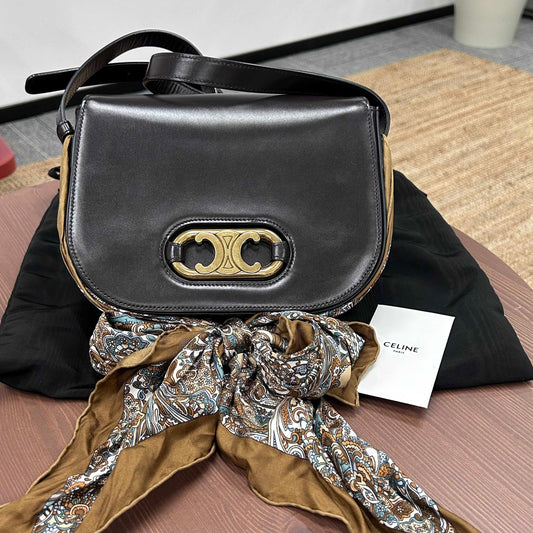 Celine - Triomphe 22 - Leather - Brown - (medium)