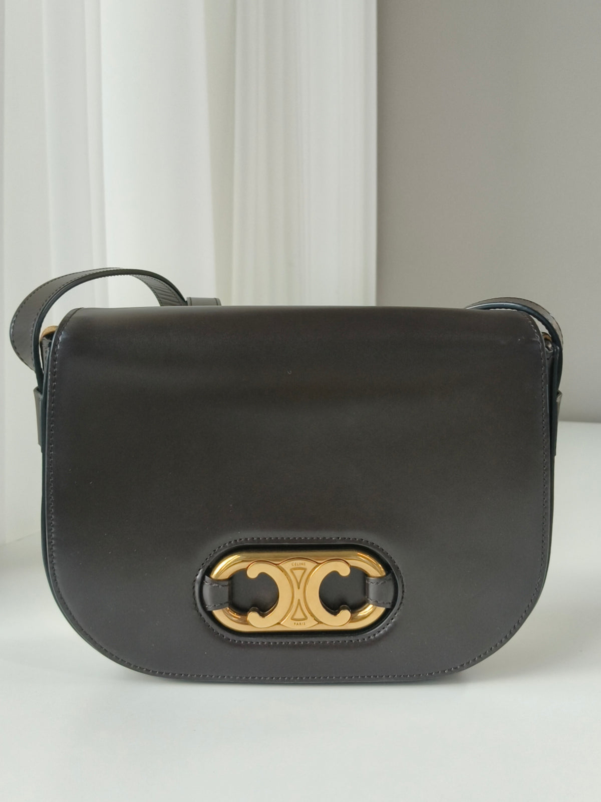 Celine - Triomphe 22 - Leather - Brown - (medium)