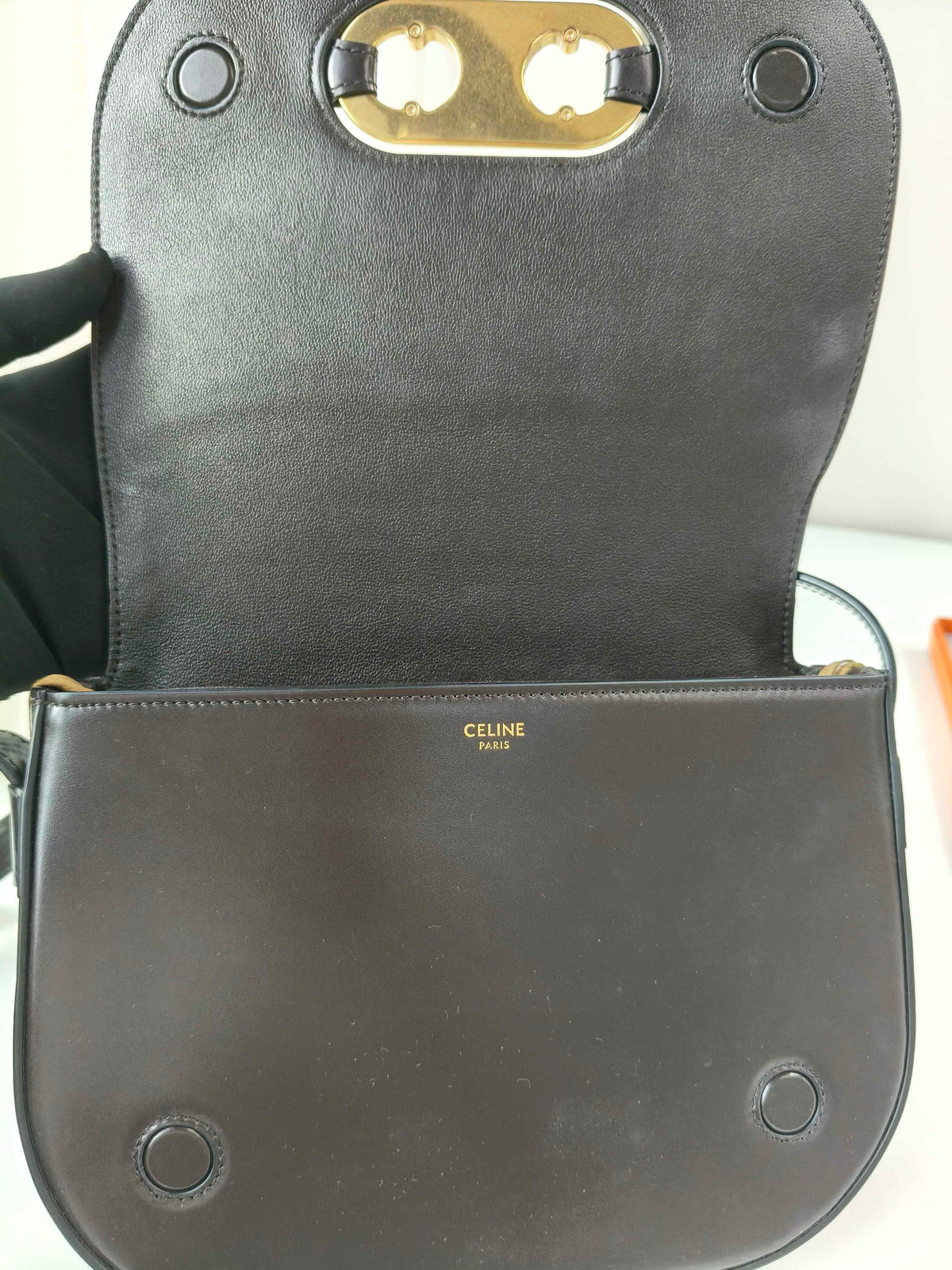 Celine - Triomphe 22 - Leather - Brown - (medium)