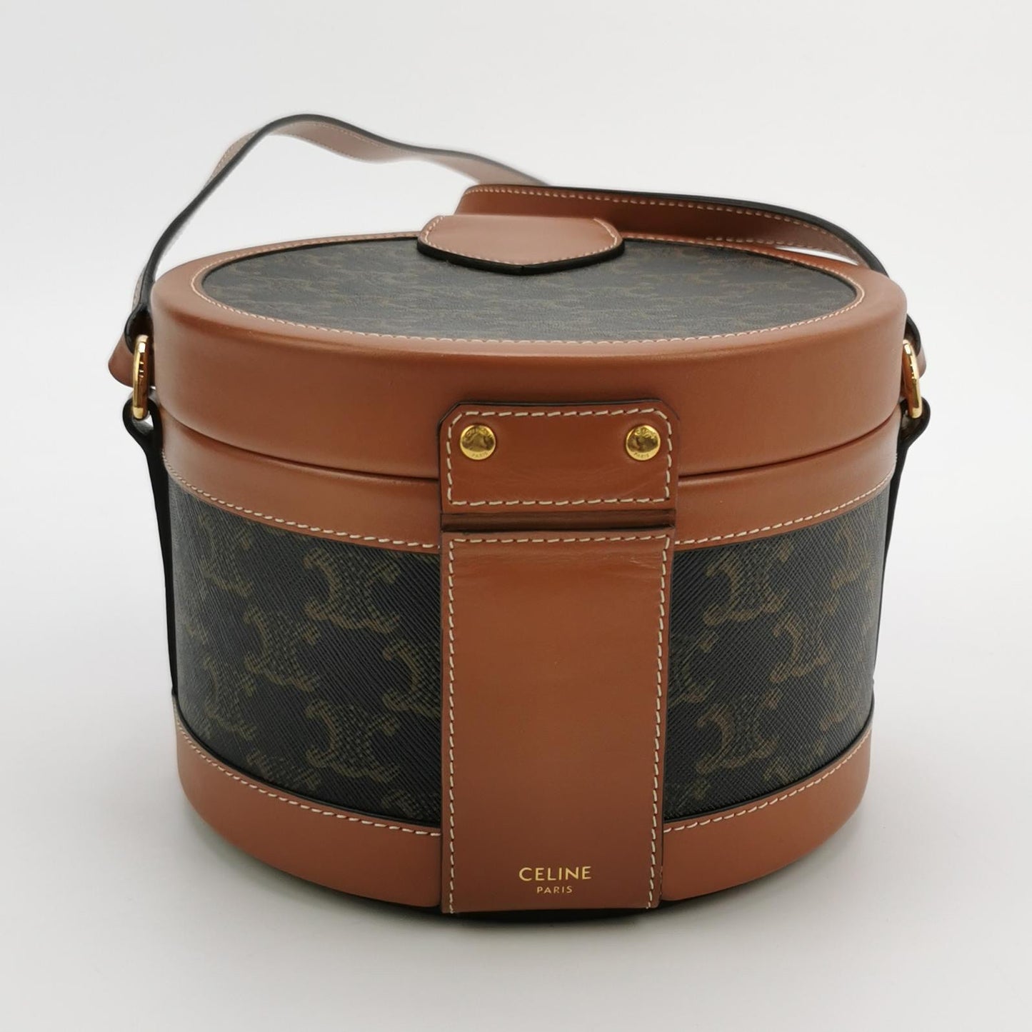 Celine - Triomphe - Leather - Brown