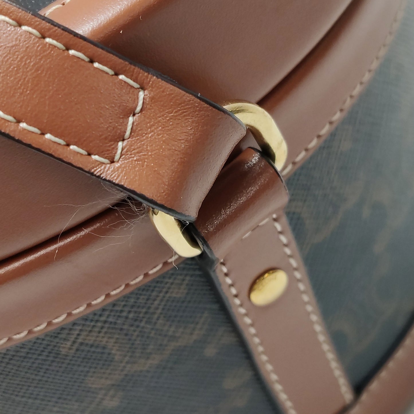 Celine - Triomphe - Leather - Brown
