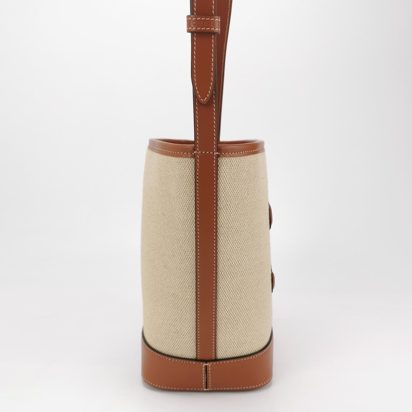 Celine - Triomphe - Cloth, Leather - Beige