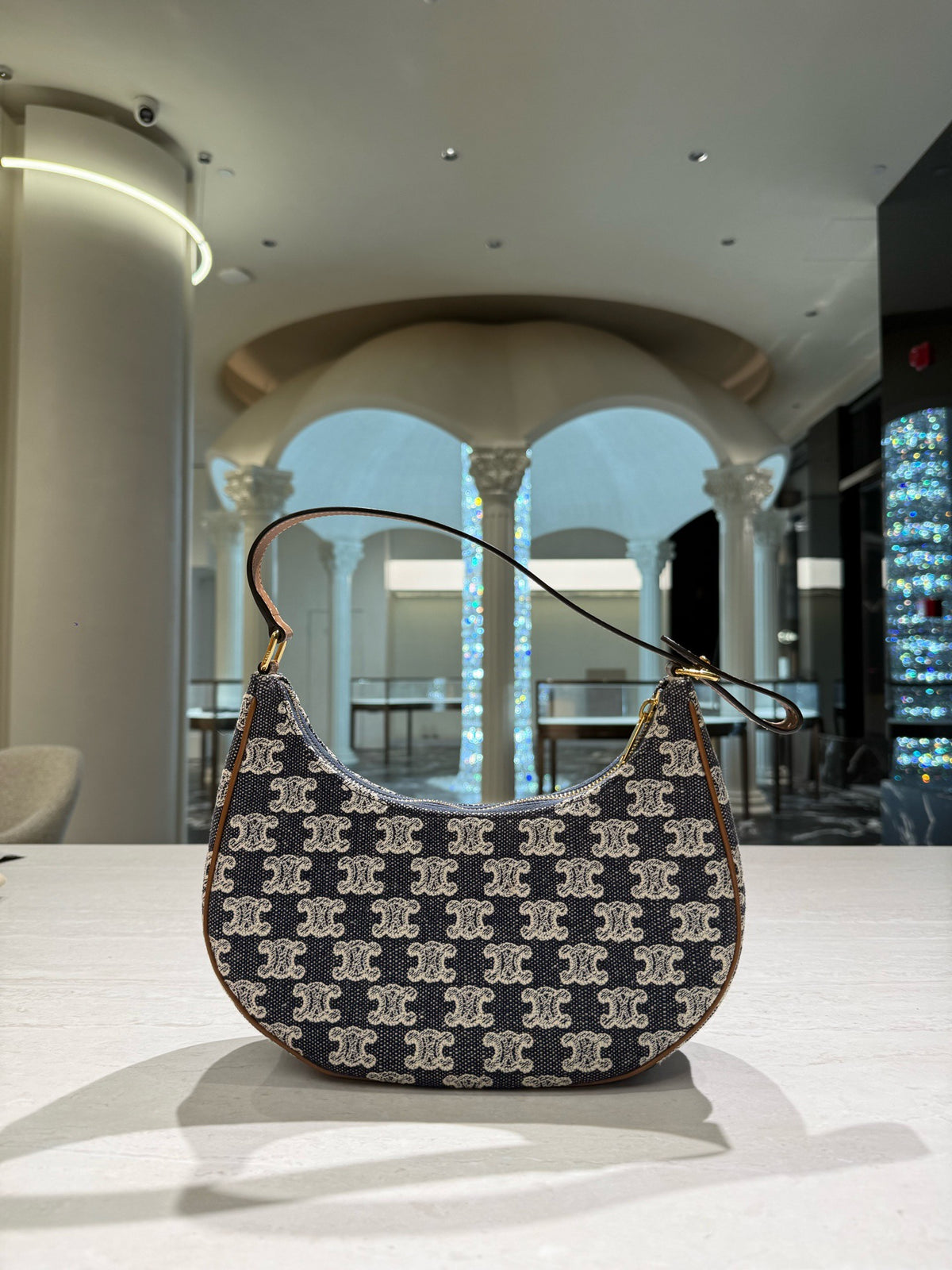 Celine - Triomphe Ava - Denim - Jeans - Navy