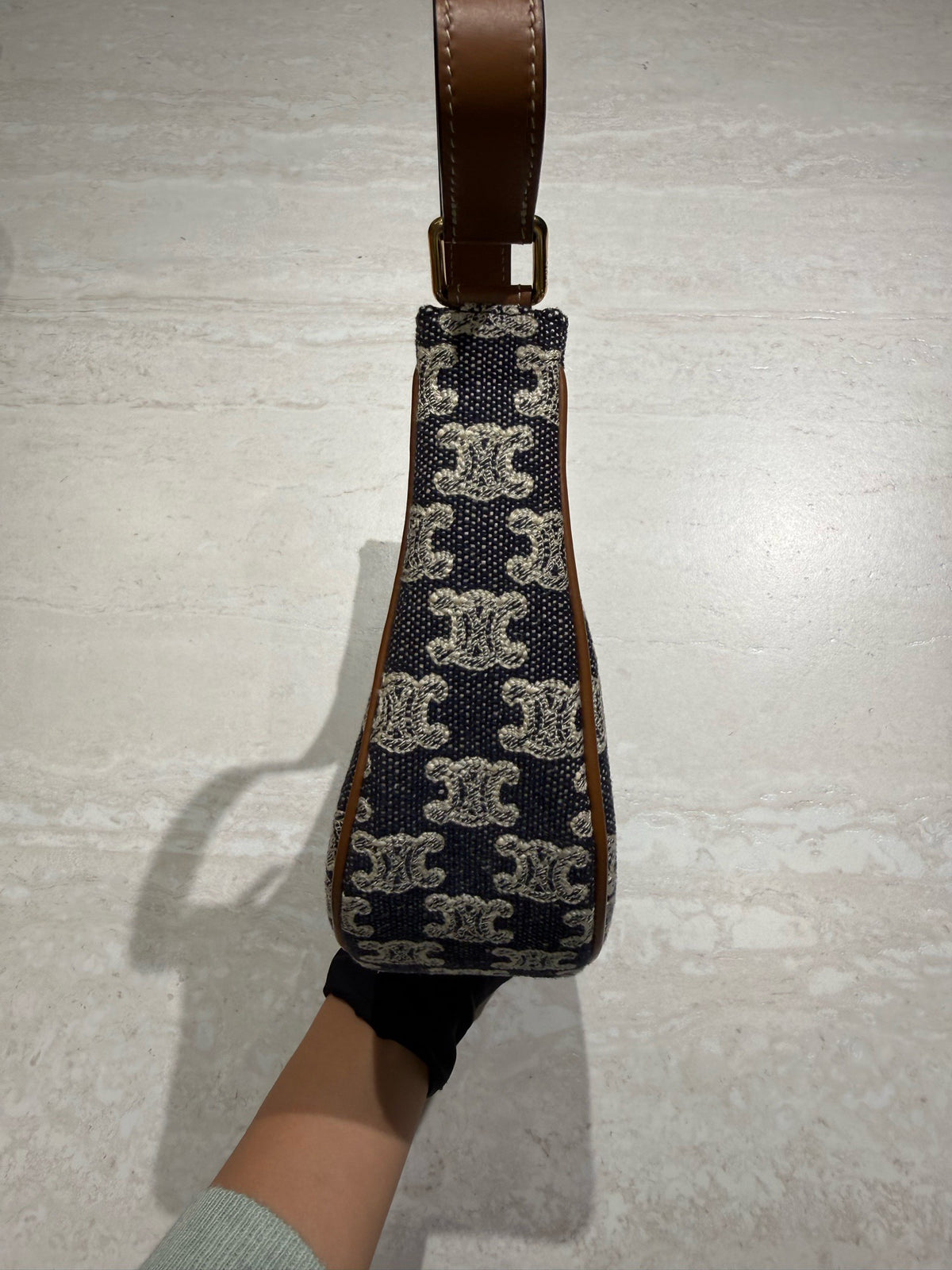 Celine - Triomphe Ava - Denim - Jeans - Navy