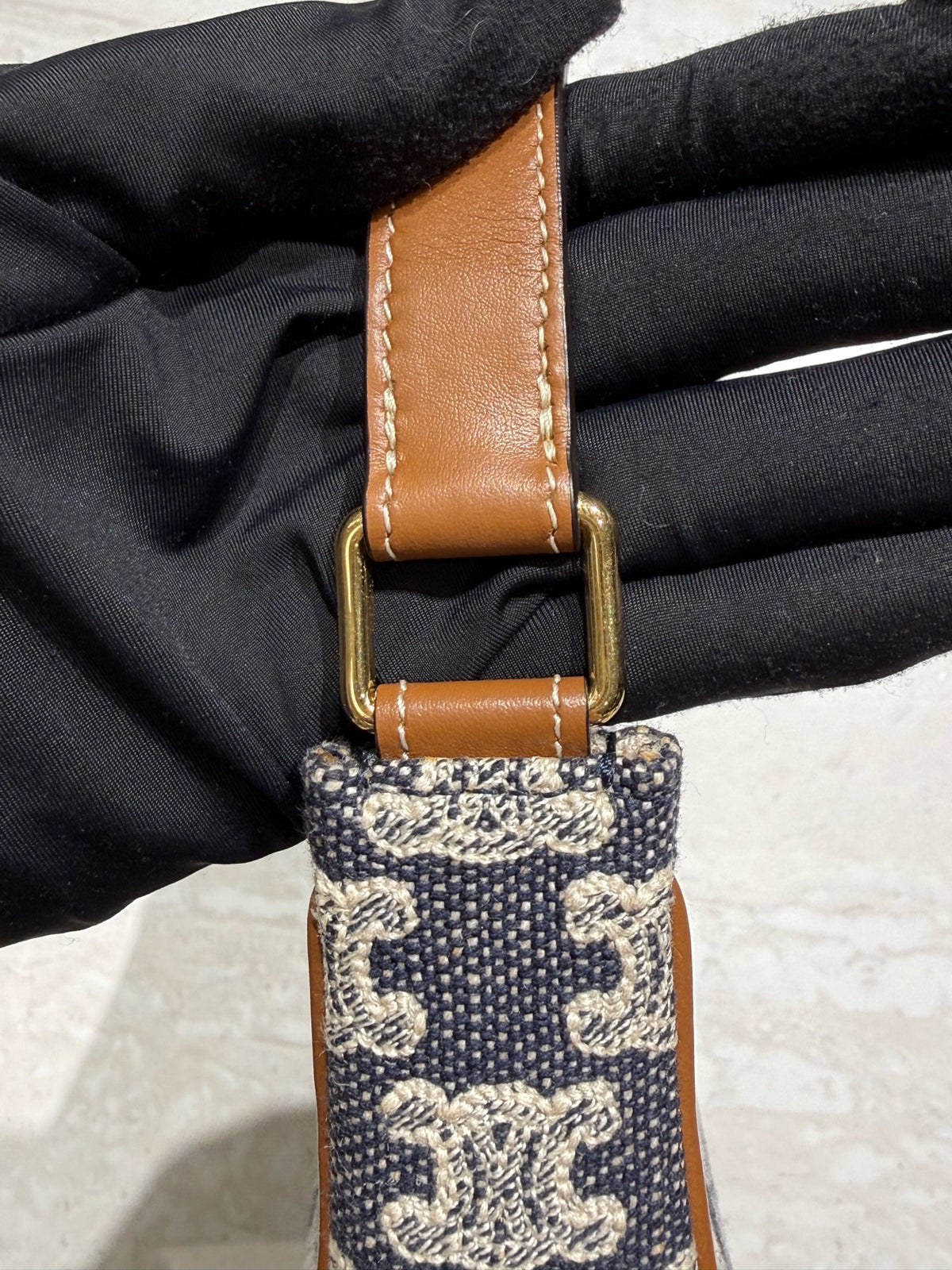 Celine - Triomphe Ava - Denim - Jeans - Navy