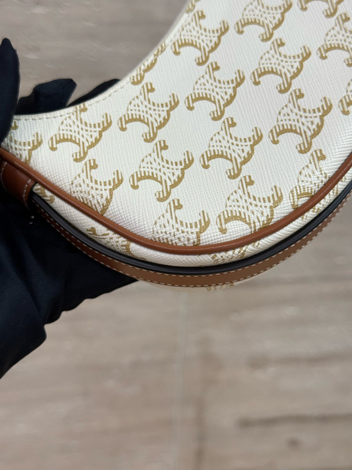Celine - Triomphe Ava Mini - Cloth - White - (mini)