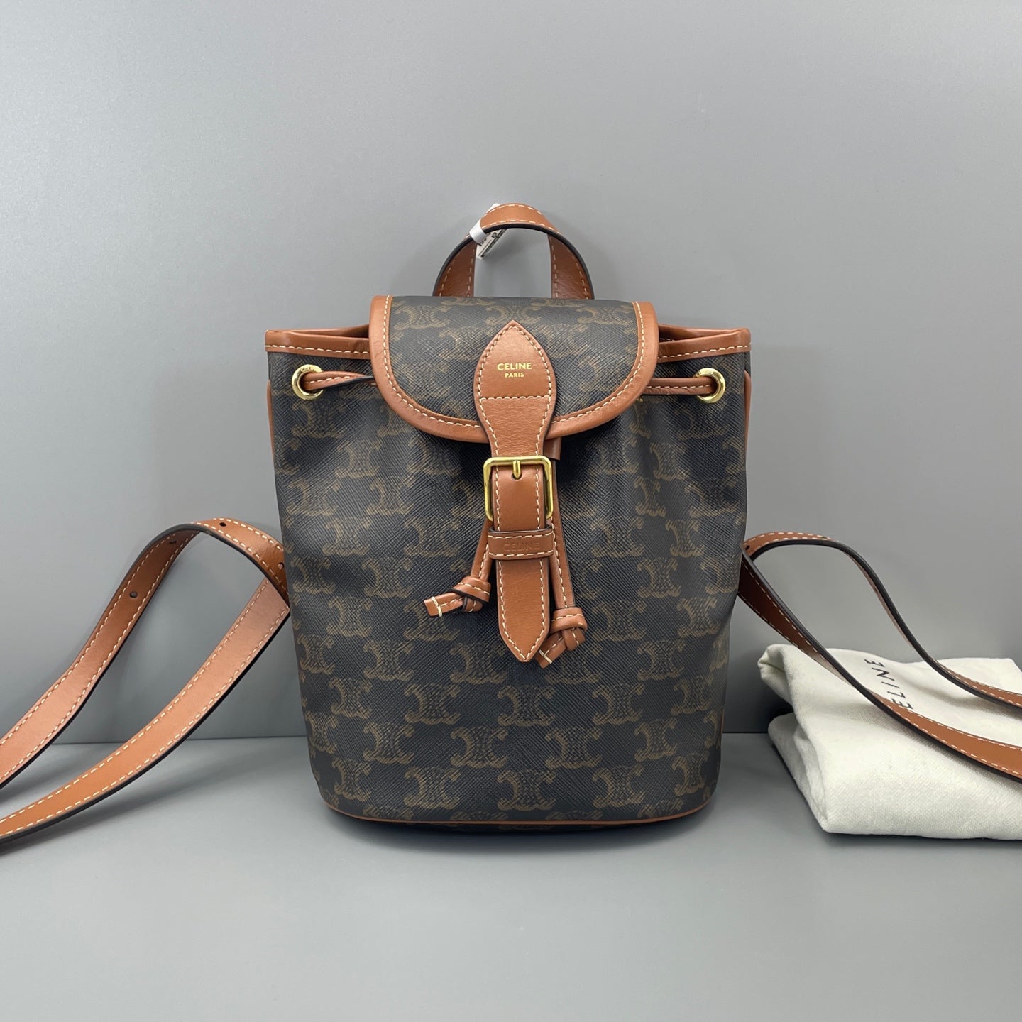 Celine - Triomphe Backpack - Cloth - Multicolour