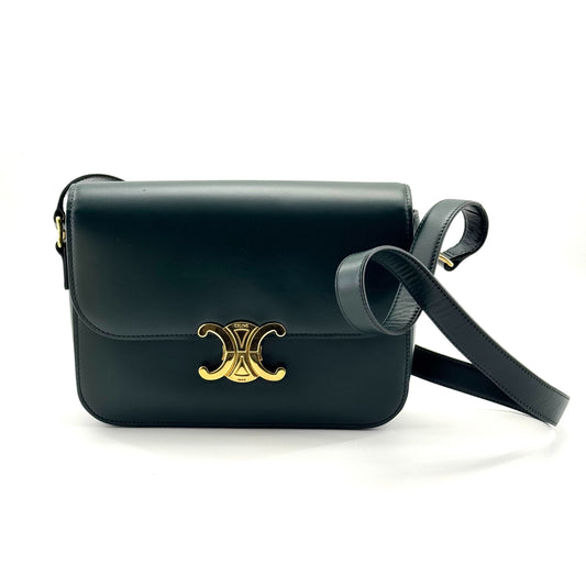 Celine - Triomphe Bag - Leather - Green