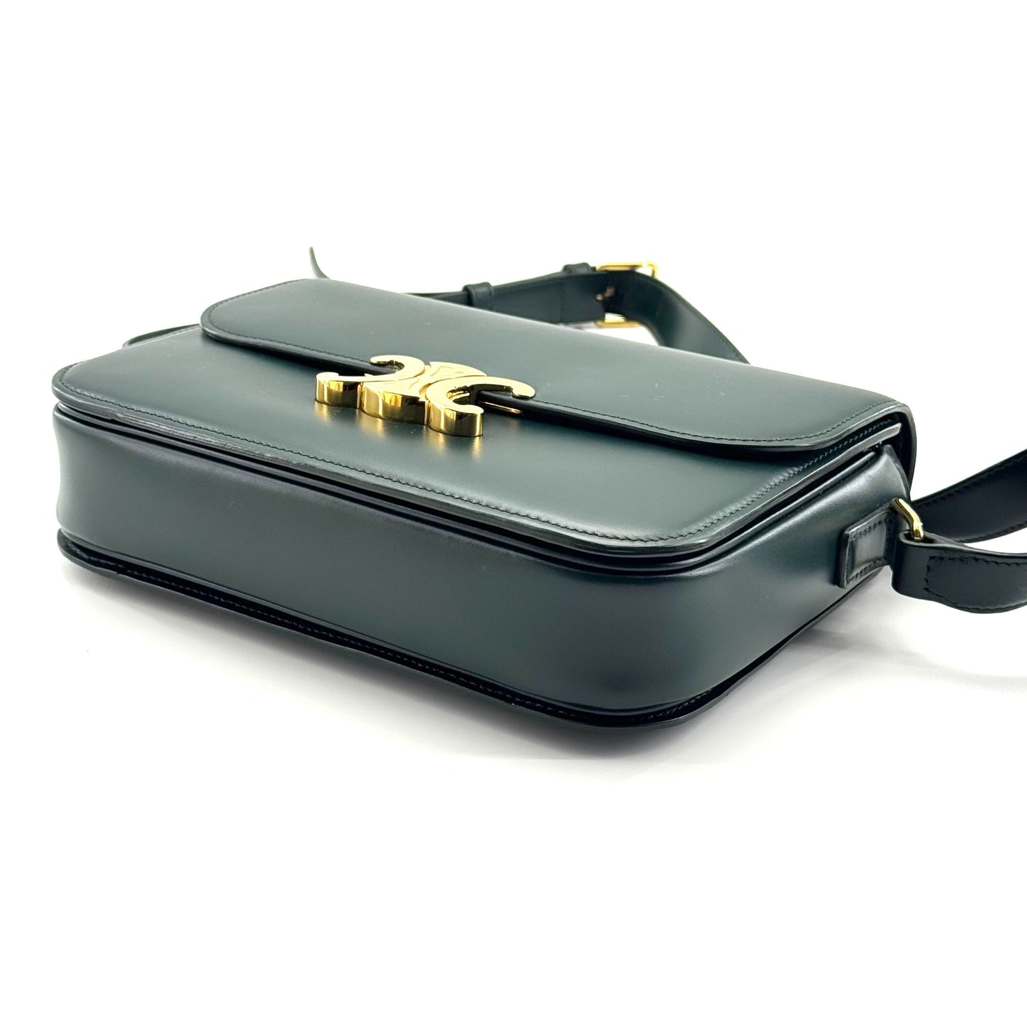 Celine - Triomphe Bag - Leather - Green