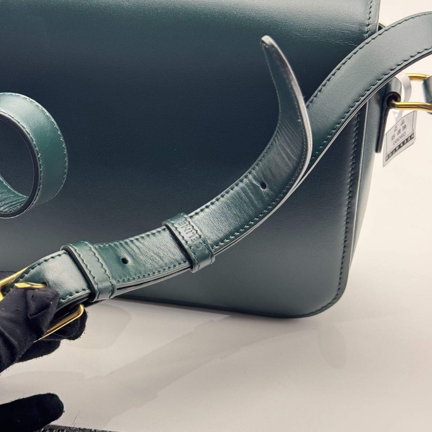 Celine - Triomphe Bag - Leather - Green