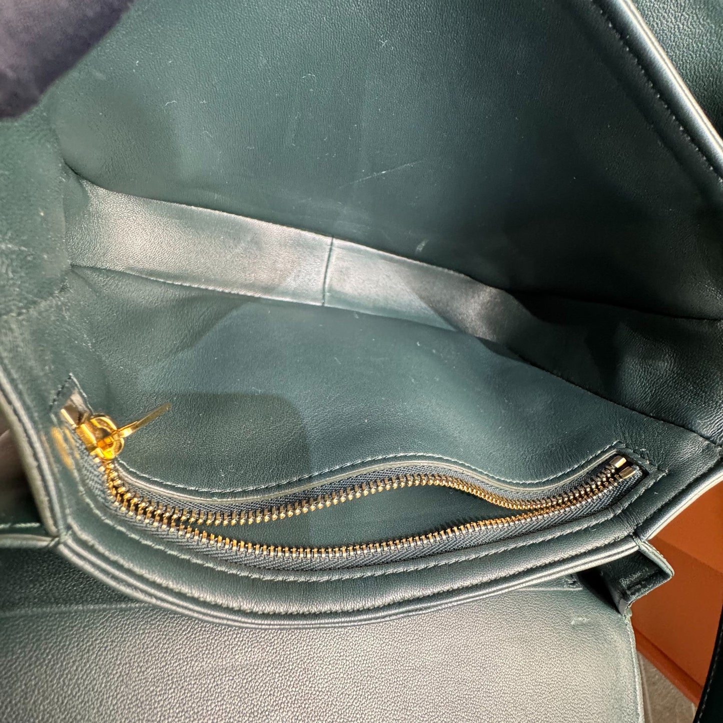 Celine - Triomphe Bag - Leather - Green
