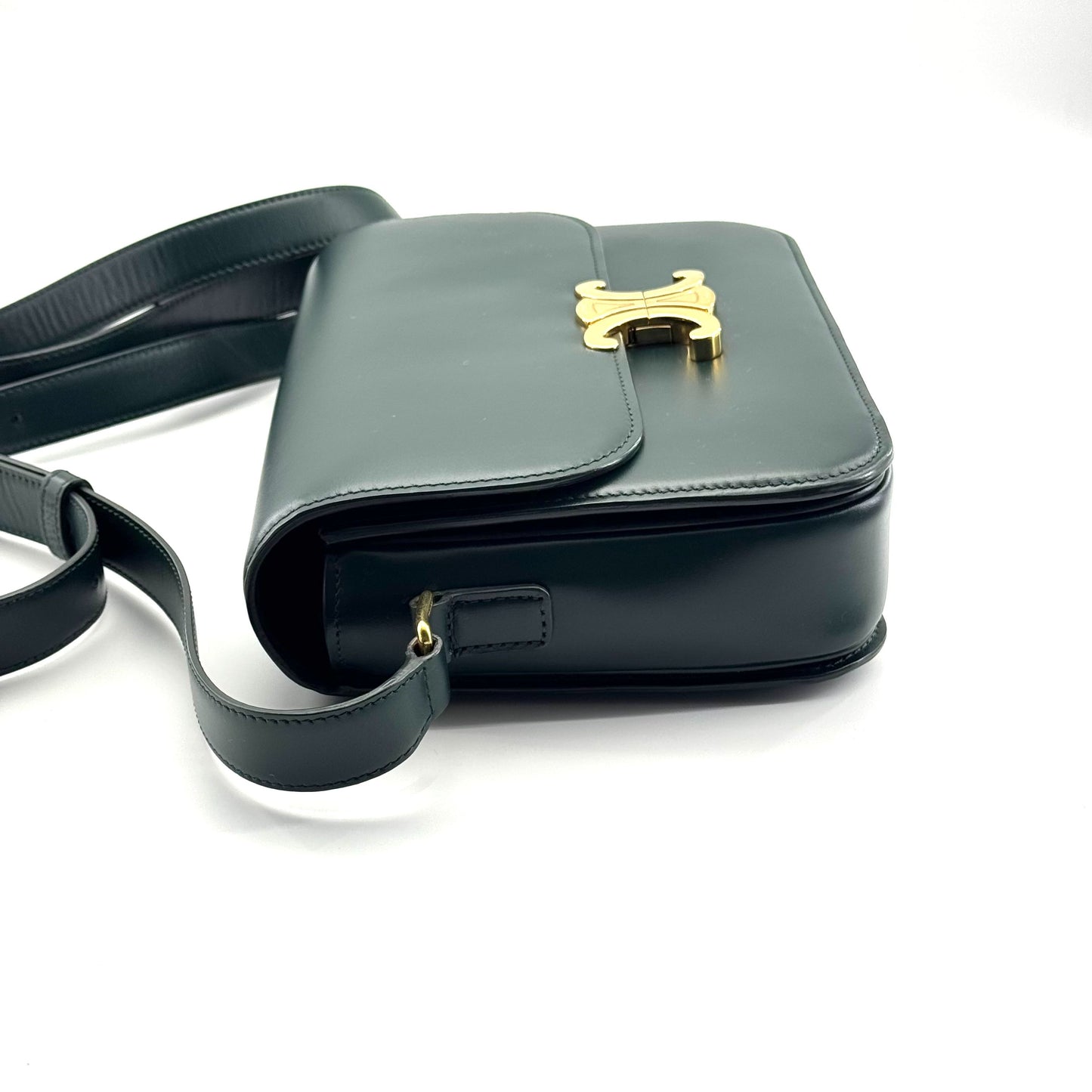 Celine - Triomphe Bag - Leather - Green