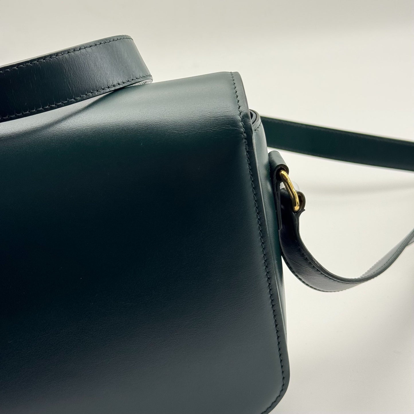 Celine - Triomphe Bag - Leather - Green