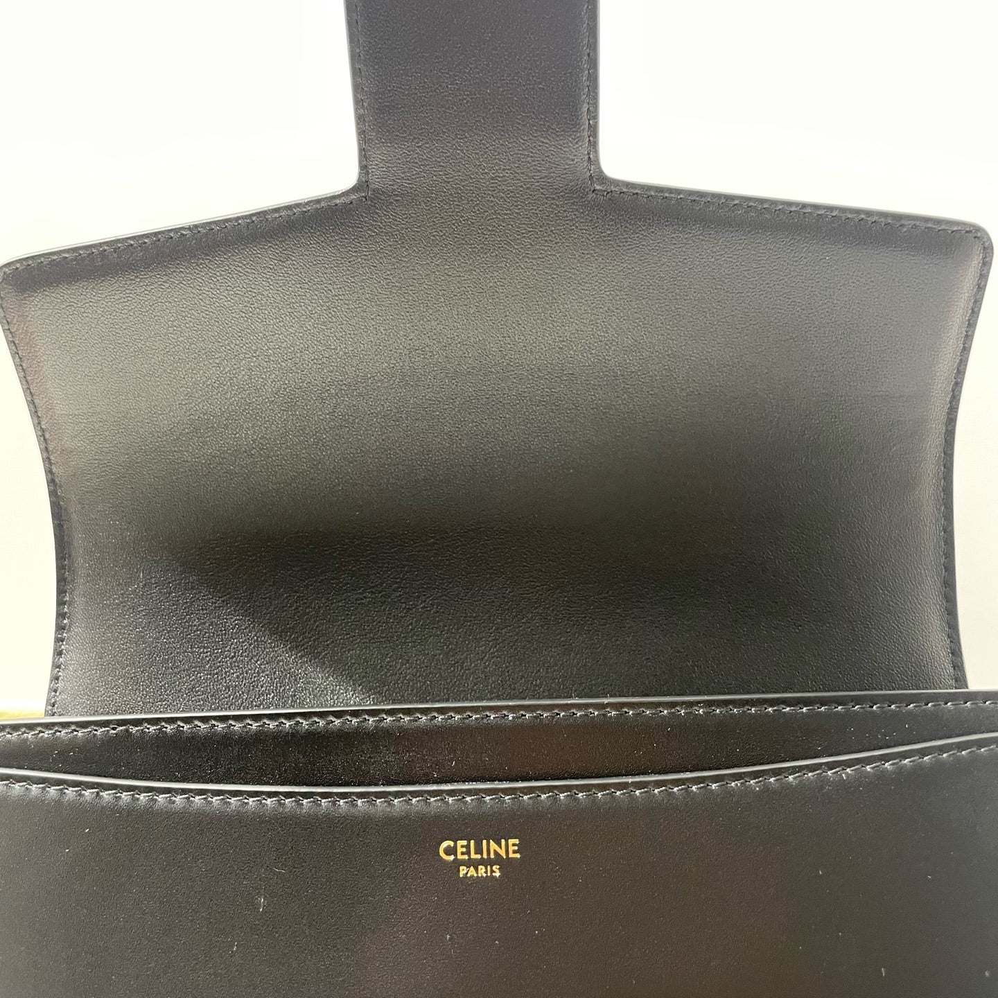 Celine - Triomphe Bag - Leather - Black - (small)