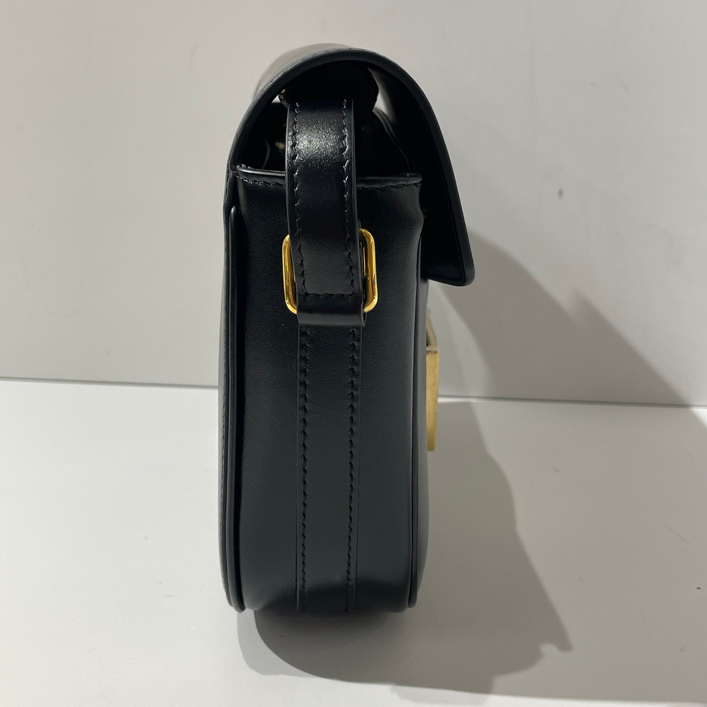Celine - Triomphe Bag - Leather - Black - (small)