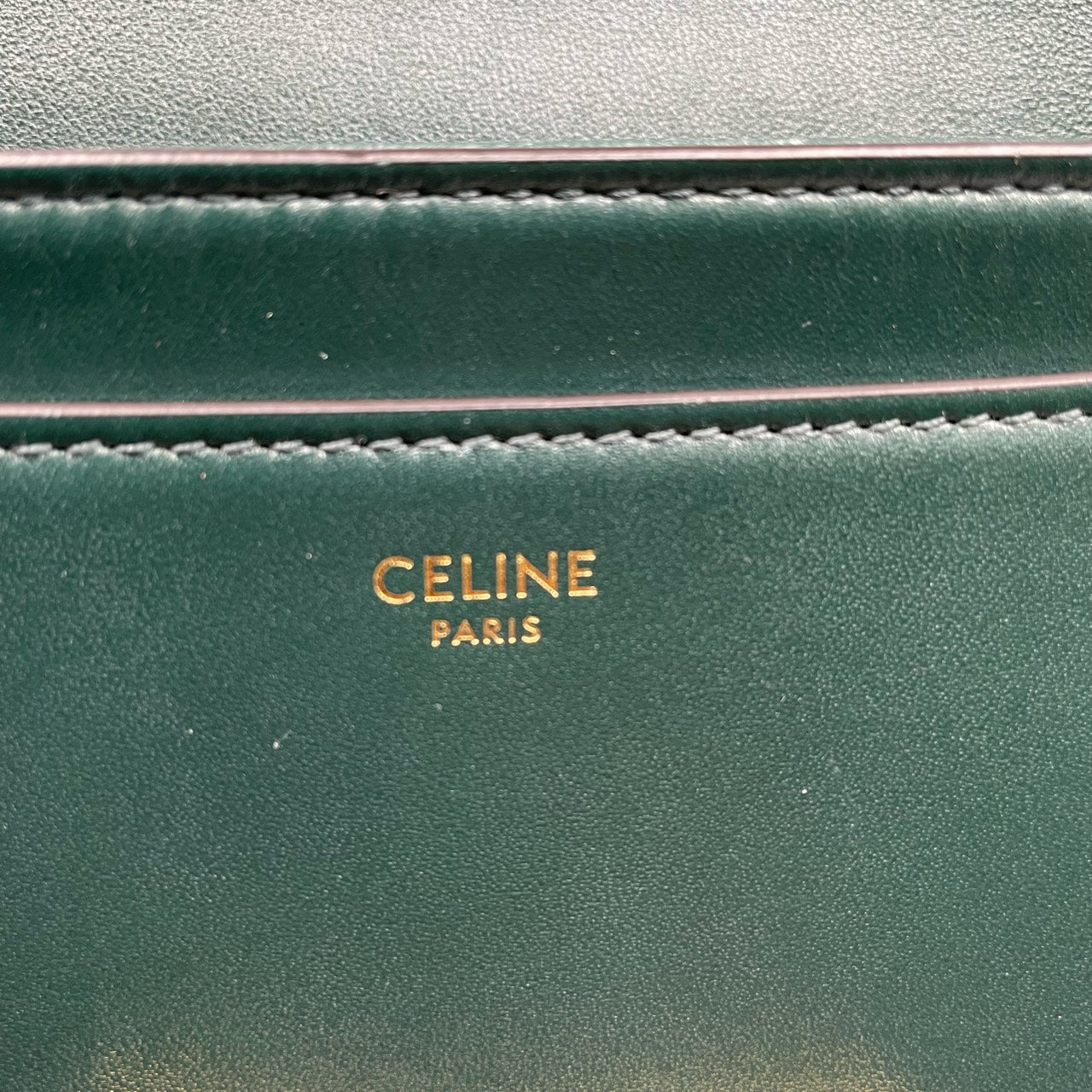 Celine - Triomphe Bag - Leather - Green - (small)