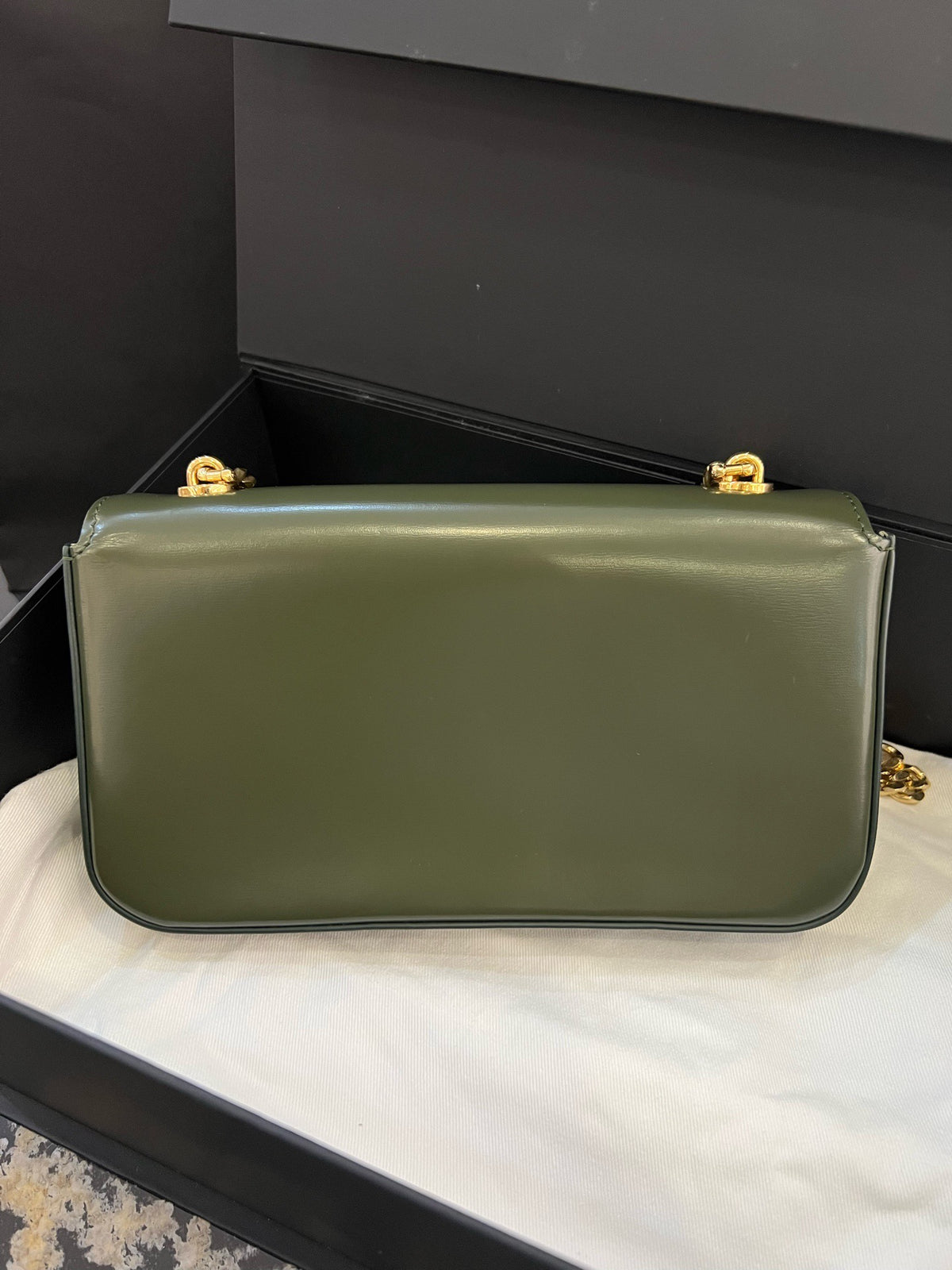 Celine - Triomphe Box - Leather - Green