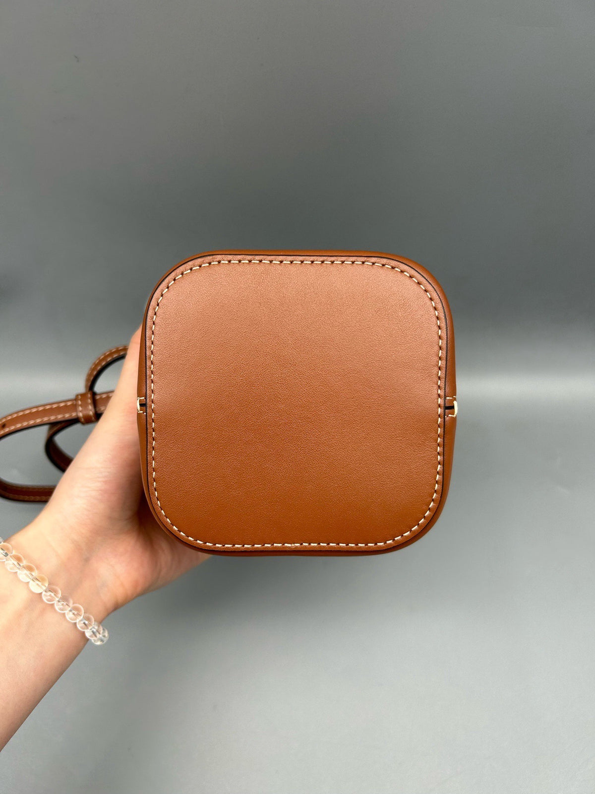 Celine - Triomphe Box Mini - Leather - Brown - (mini)