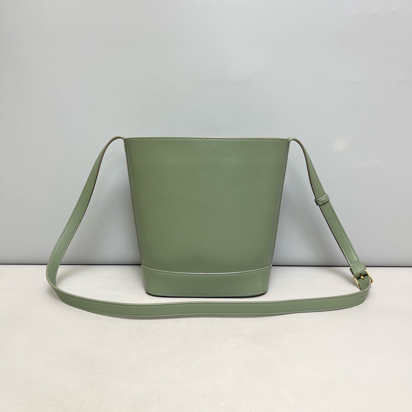 Celine - Triomphe Bucket Bag - Leather - Green - (mini)