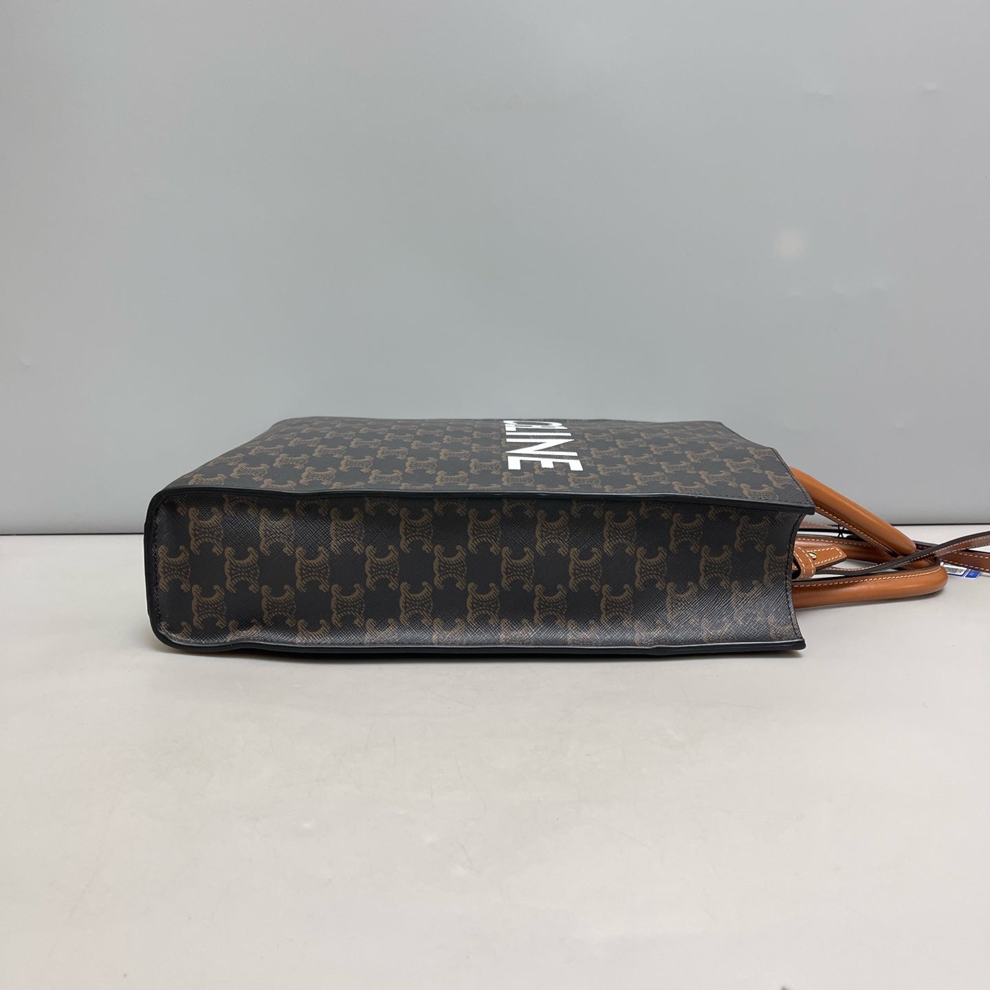Celine - Triomphe Canvas Vertical Cabas - Canvas - Brown - (small)