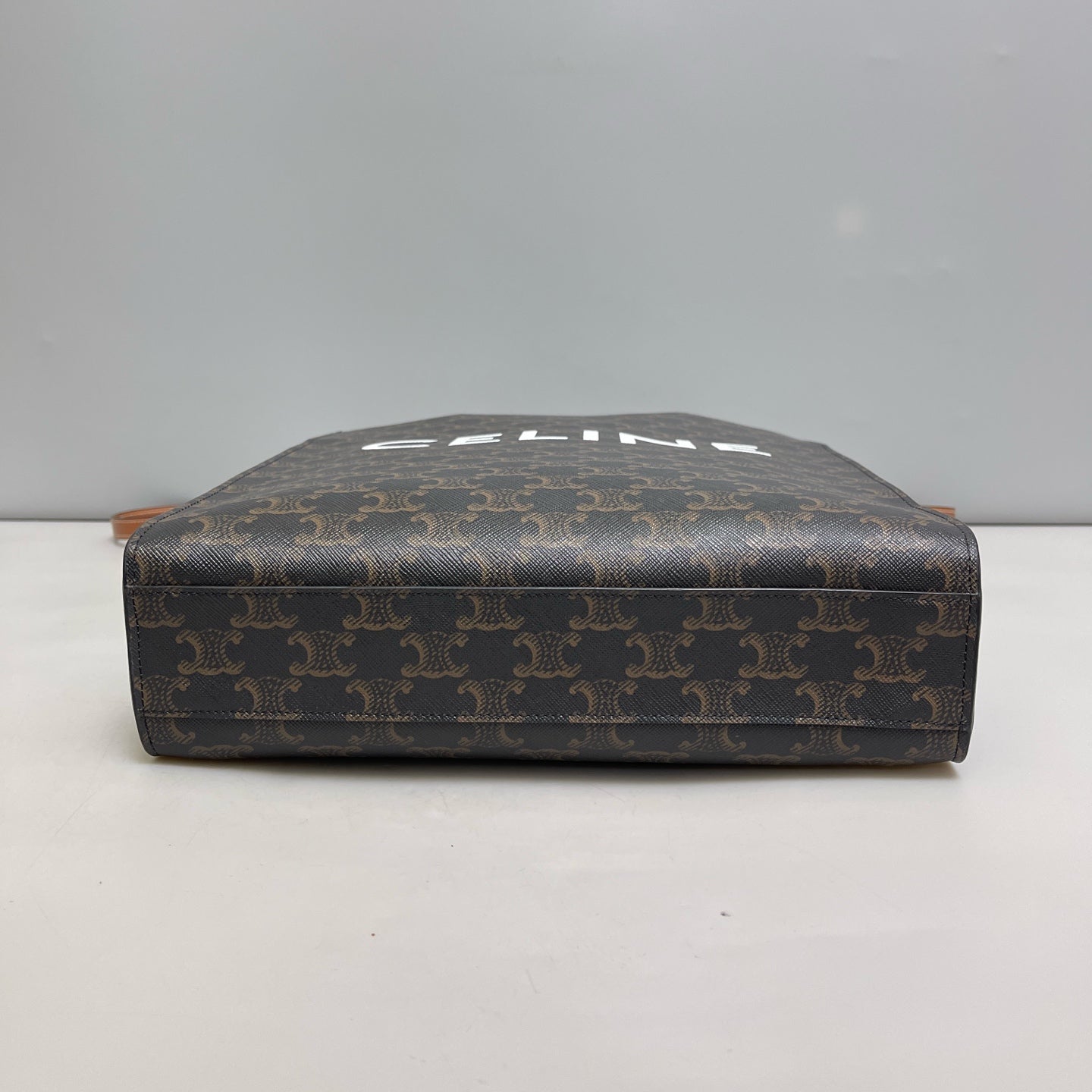 Celine - Triomphe Canvas Vertical Cabas - Canvas - Brown - (small)