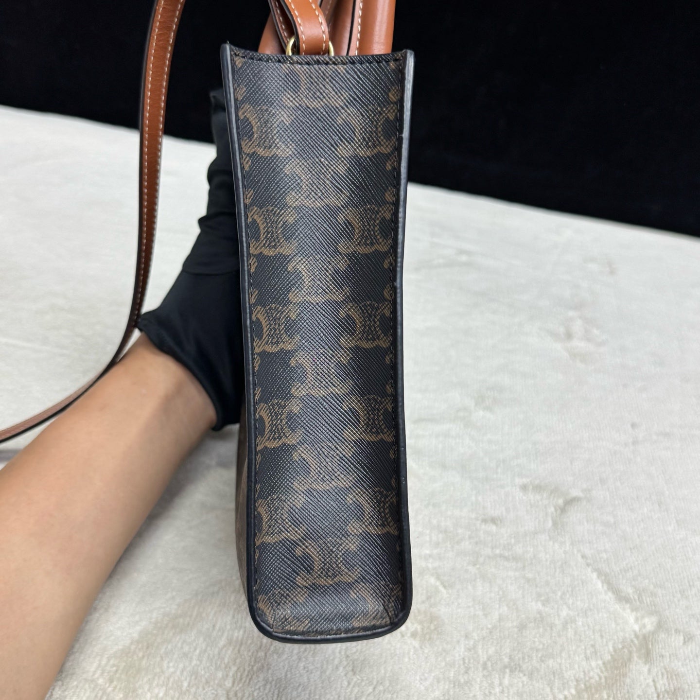 Celine - Triomphe Canvas Vertical Cabas - Leather - Multicolour - (mini)