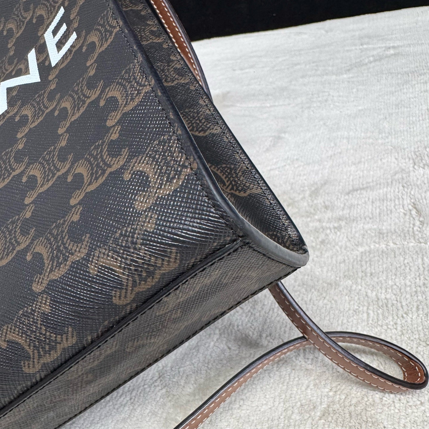 Celine - Triomphe Canvas Vertical Cabas - Leather - Multicolour - (mini)