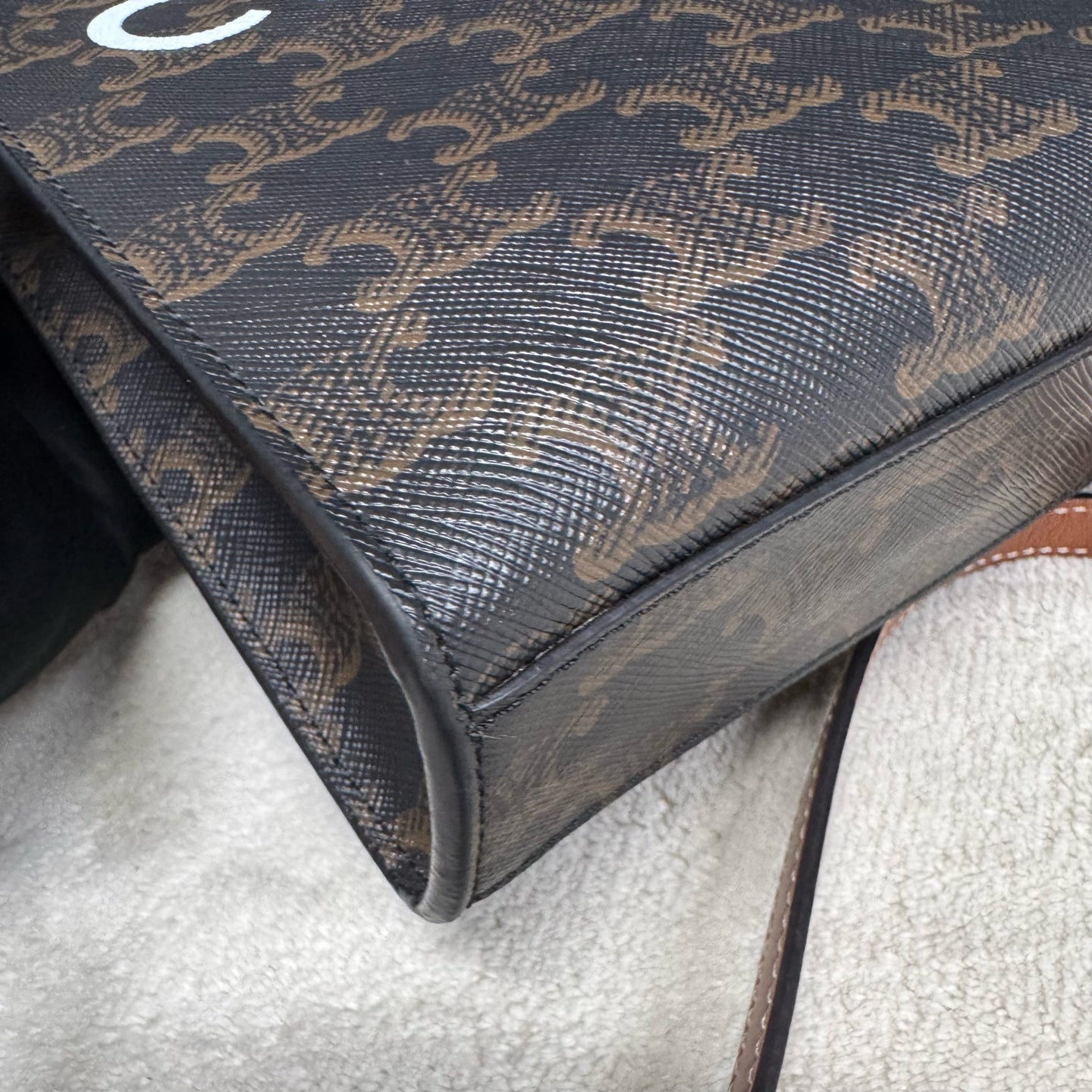 Celine - Triomphe Canvas Vertical Cabas - Leather - Multicolour - (mini)