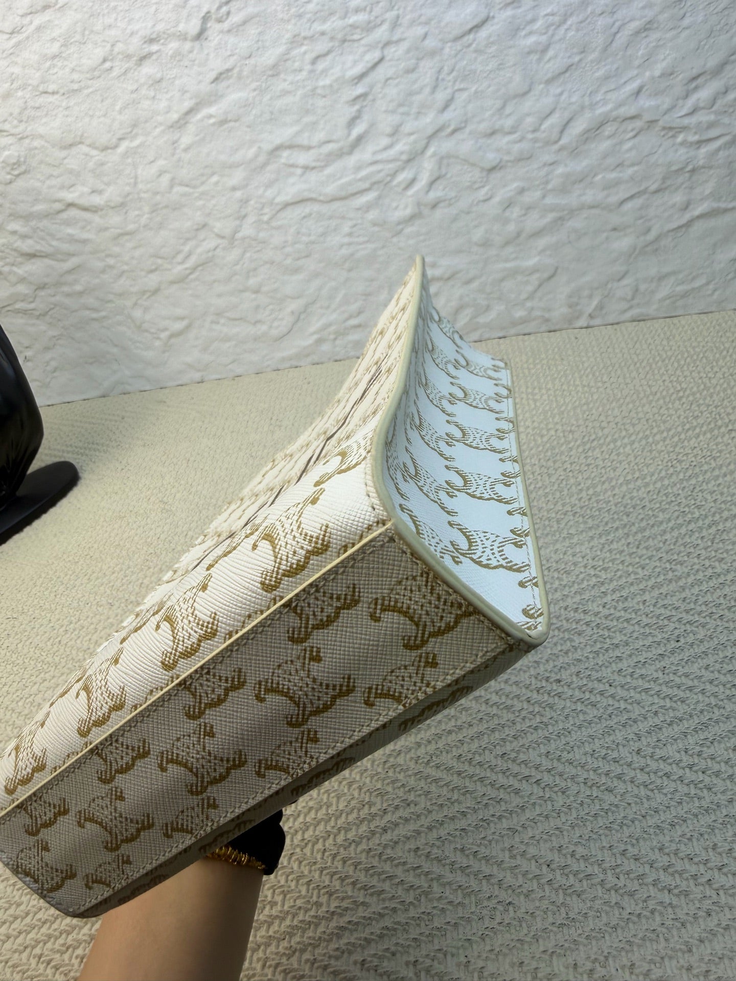Celine - Triomphe - Canvas - White - (mini)