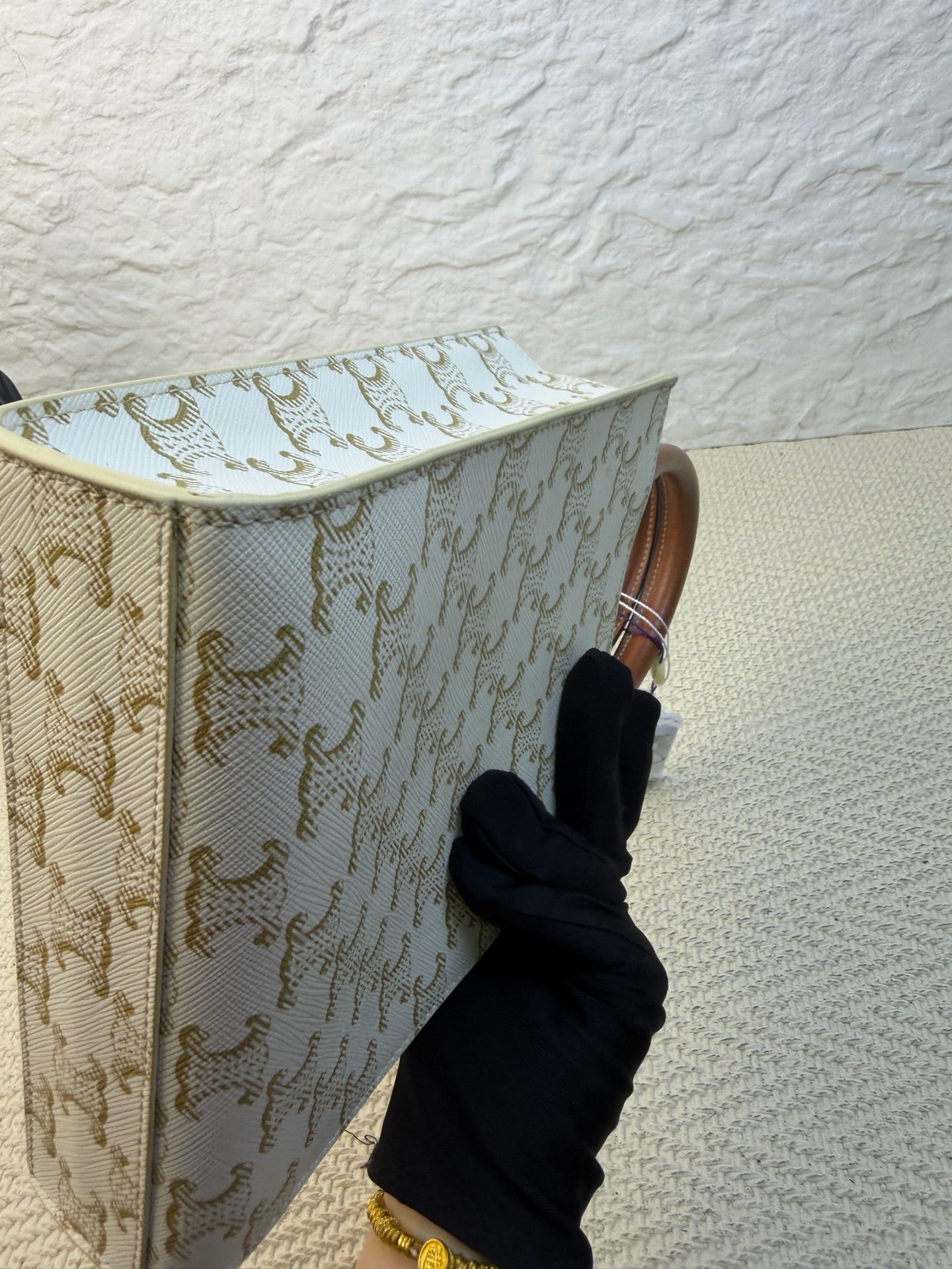 Celine - Triomphe - Canvas - White - (mini)