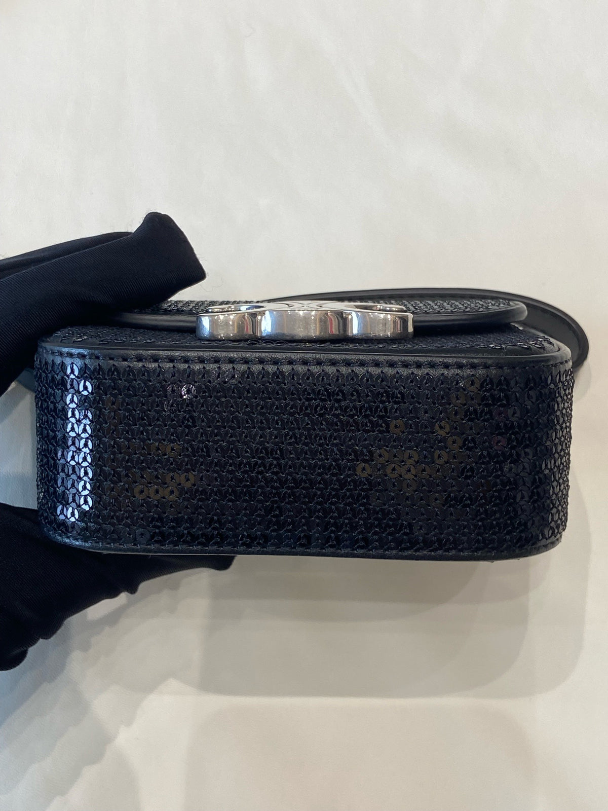 Celine - Triomphe - Cloth - Black - (mini)
