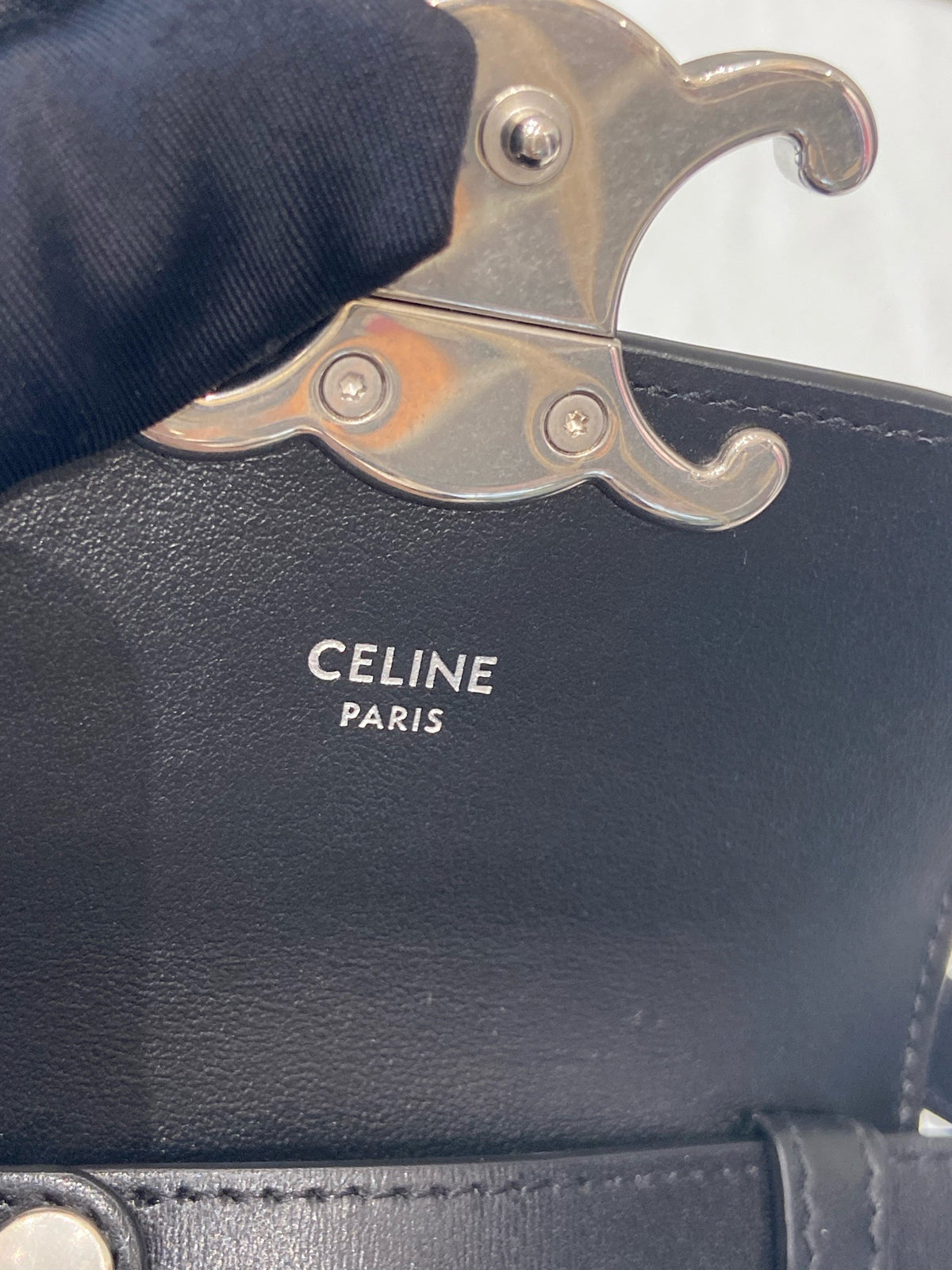 Celine - Triomphe - Cloth - Black - (mini)