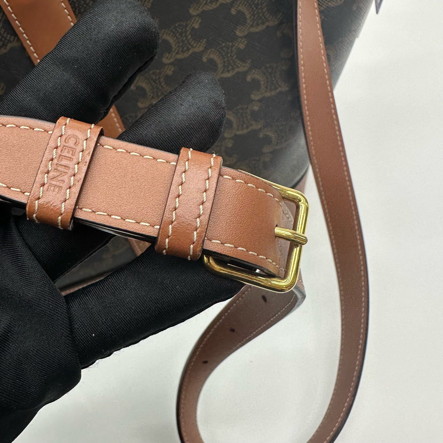Celine - Triomphe - Cloth - Brown - (medium)