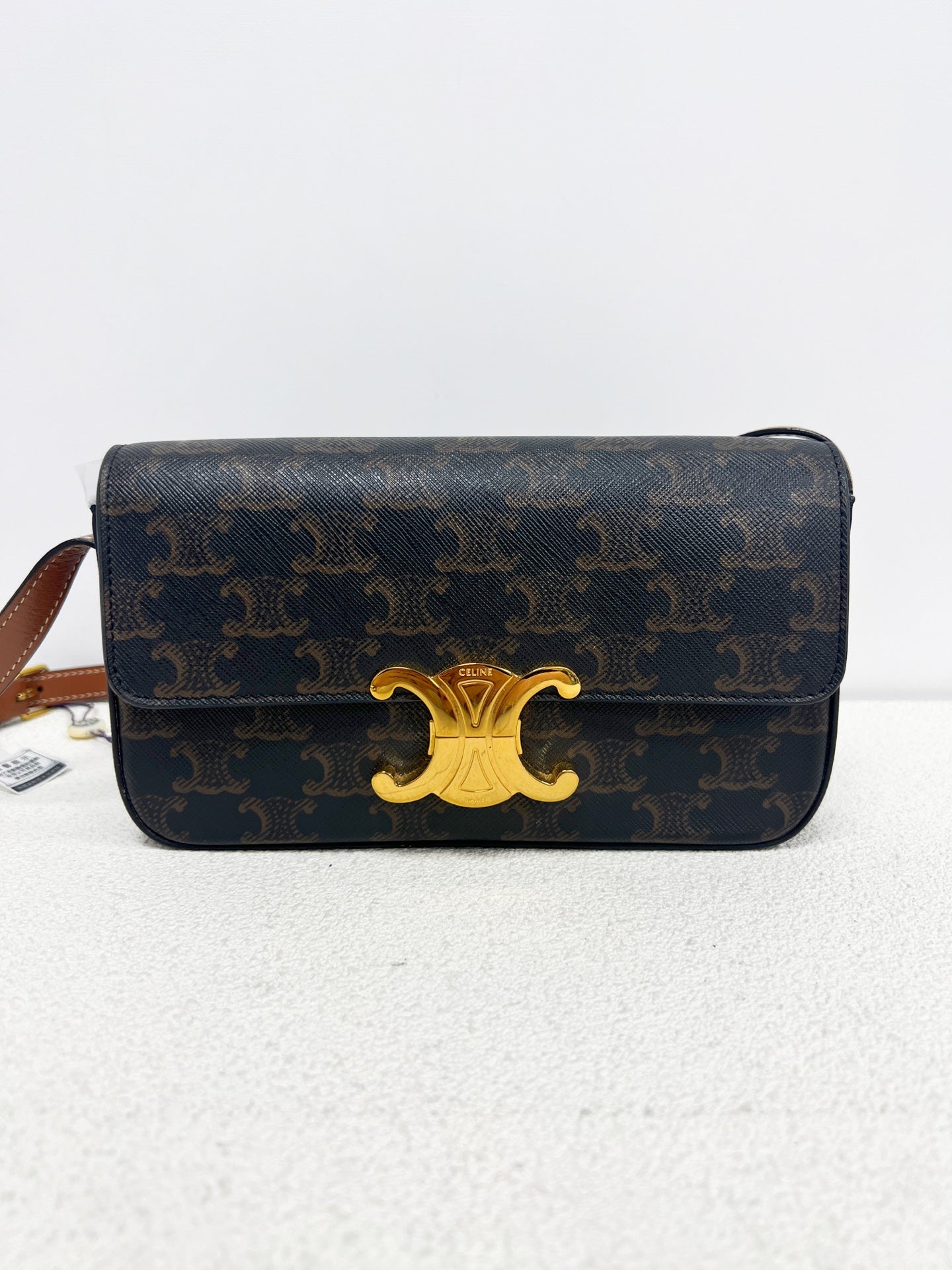 Celine - Triomphe - Cloth - Brown - (mini)