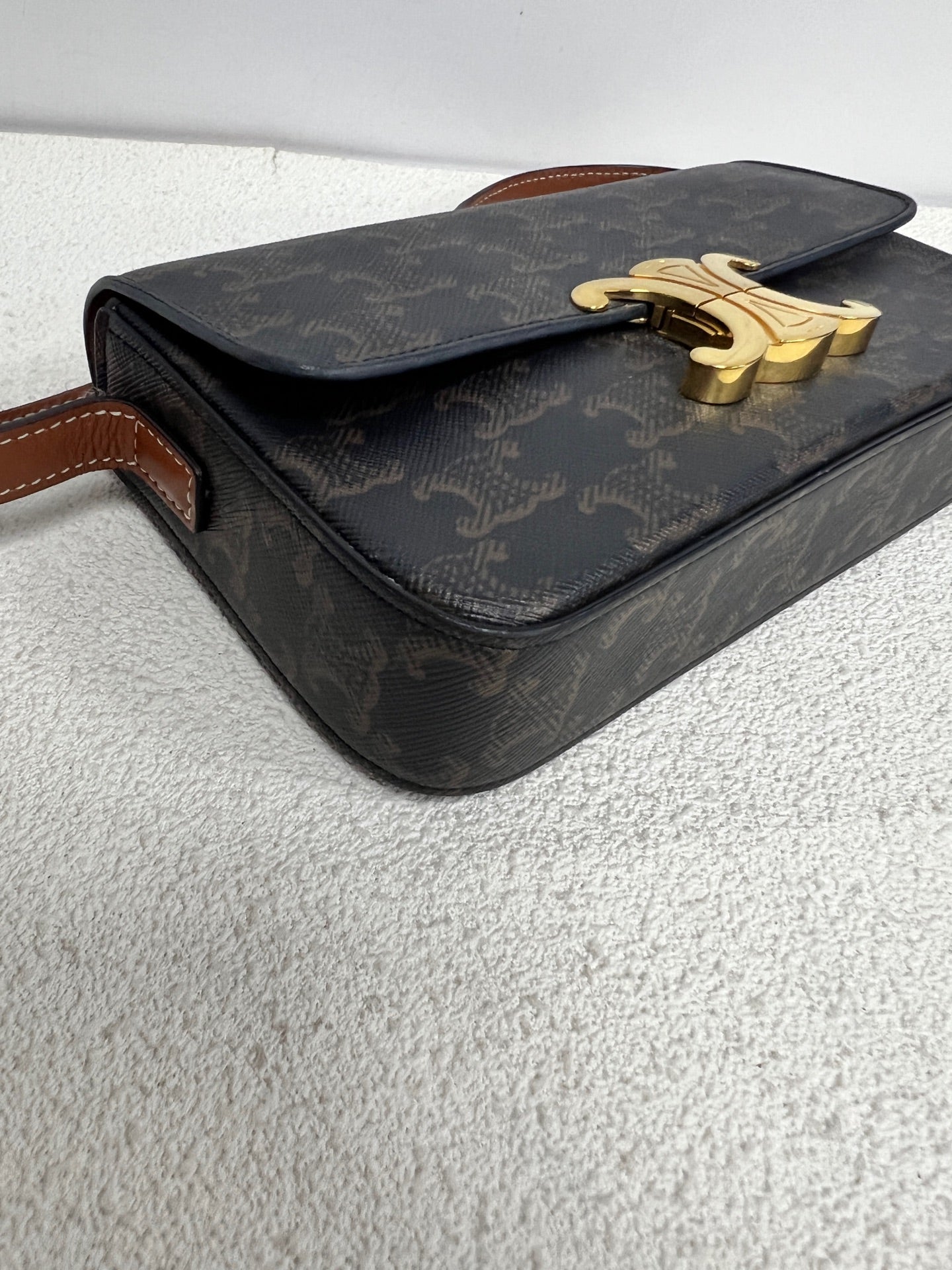 Celine - Triomphe - Cloth - Brown - (mini)