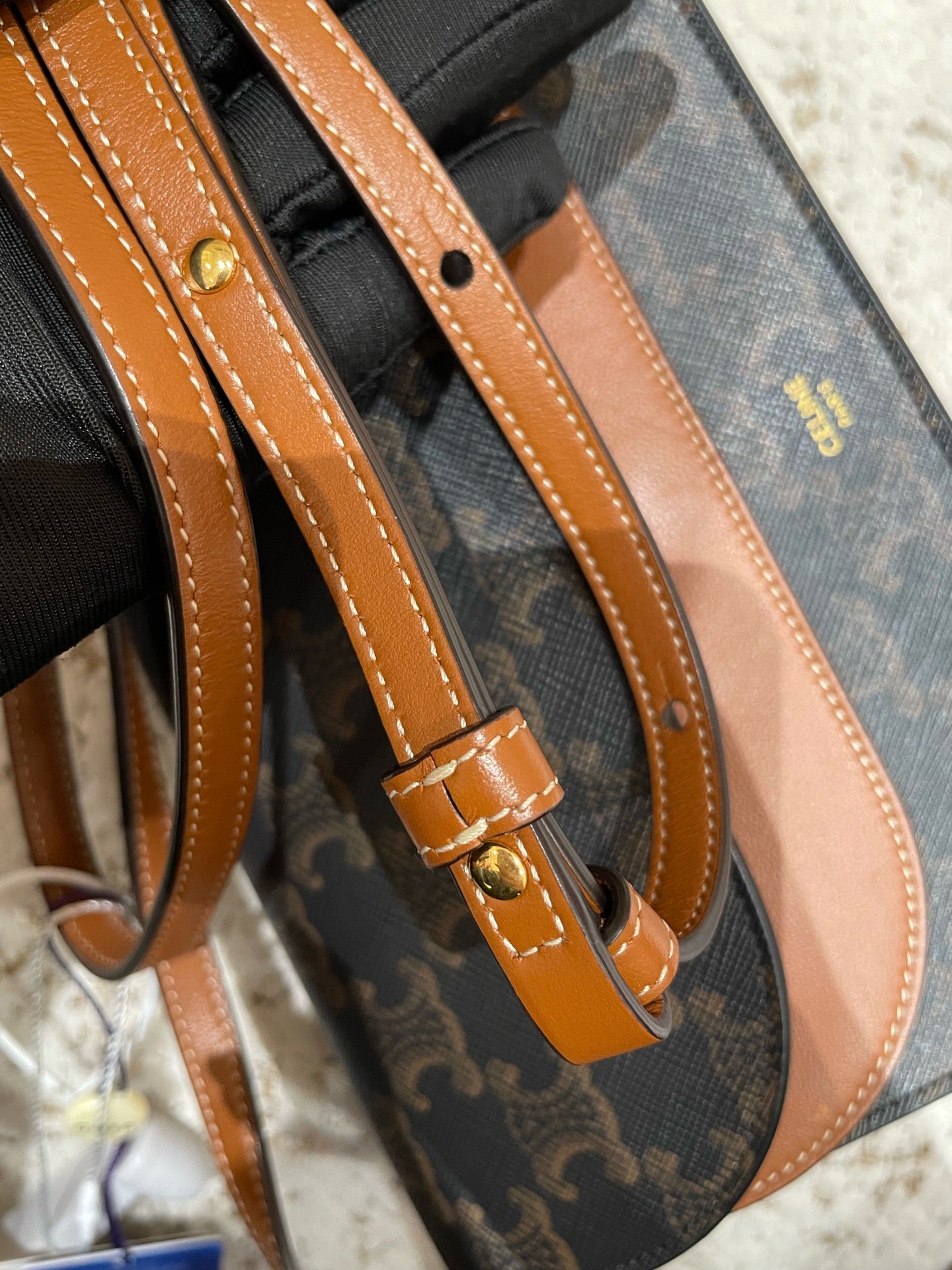 Celine - Triomphe - Cloth - Brown - (mini)