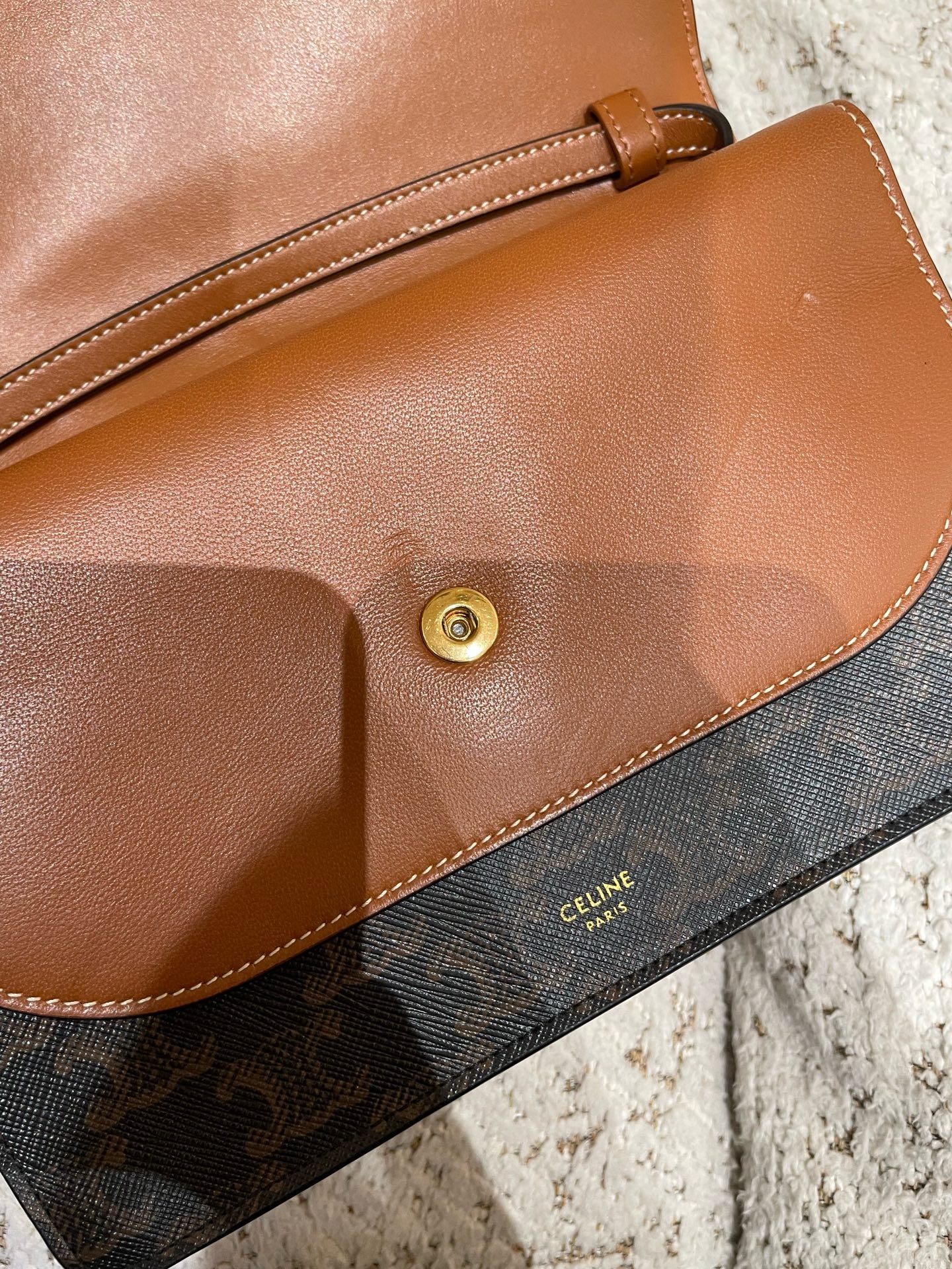 Celine - Triomphe - Cloth - Brown - (mini)