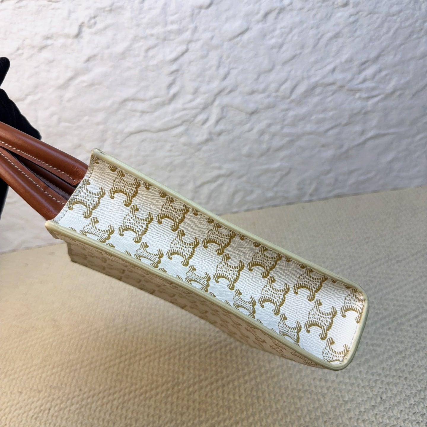 Celine - Triomphe - Cloth - White - (mini)