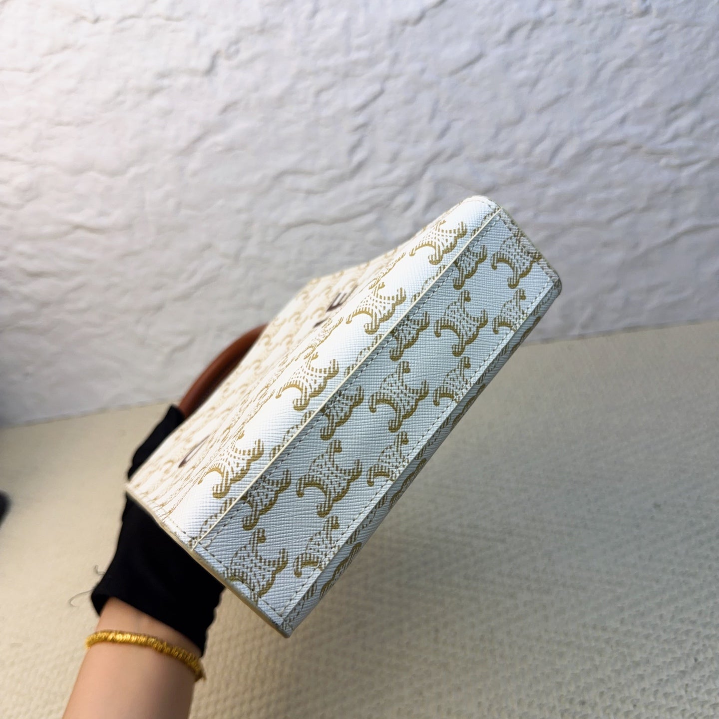 Celine - Triomphe - Cloth - White - (mini)