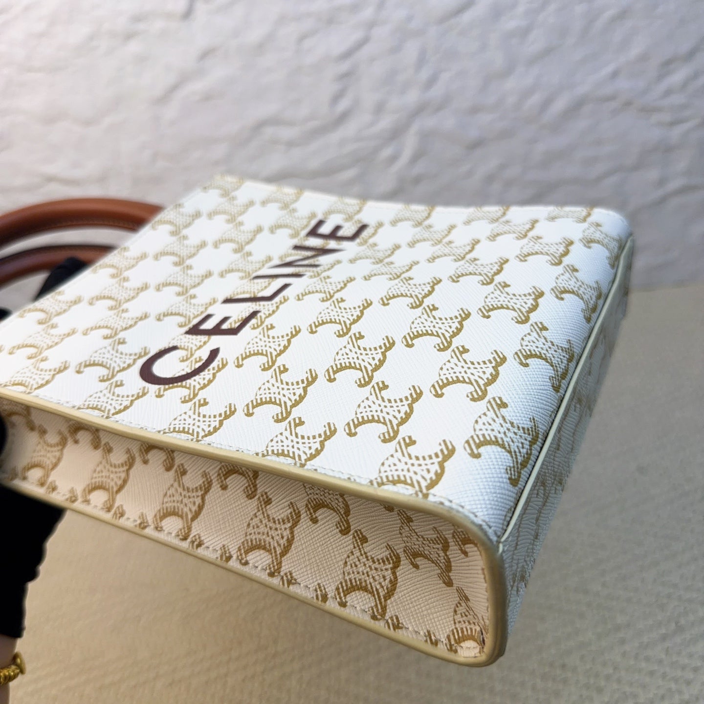 Celine - Triomphe - Cloth - White - (mini)