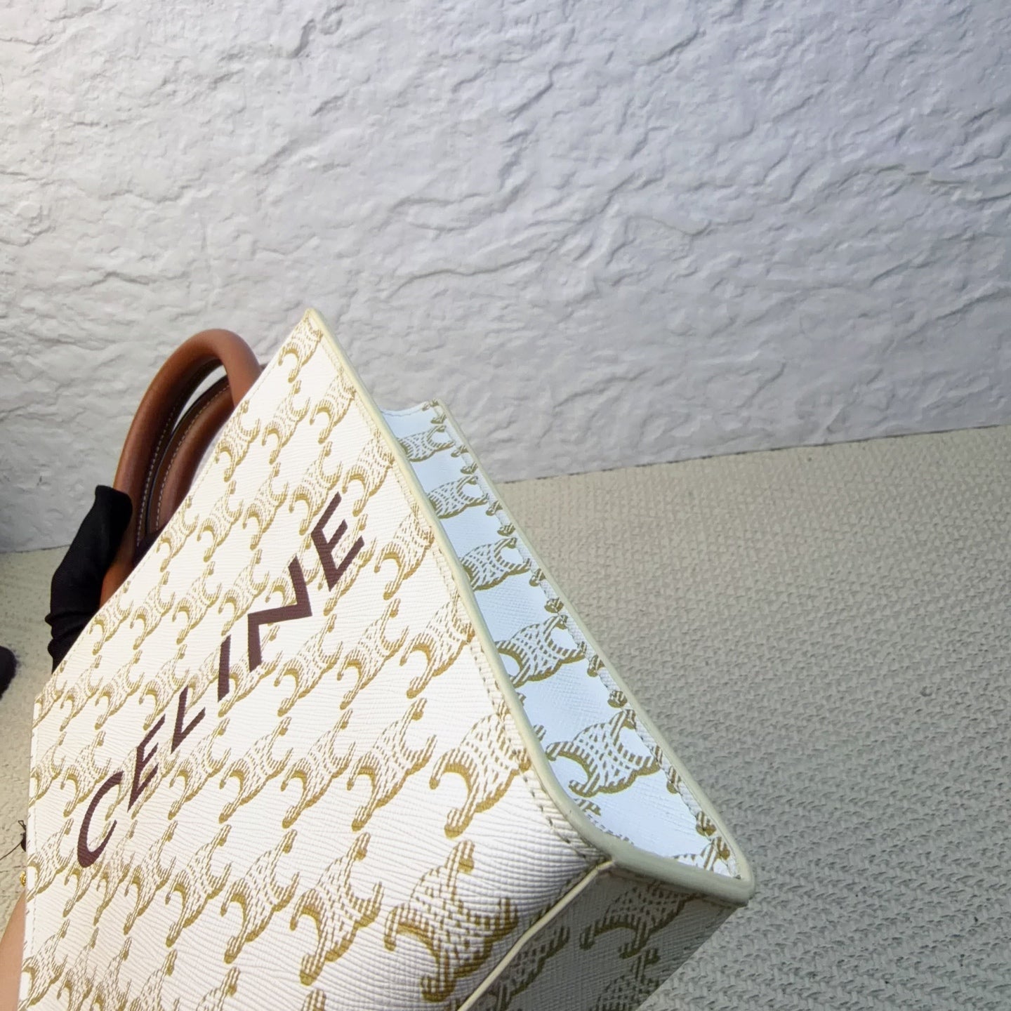 Celine - Triomphe - Cloth - White - (mini)